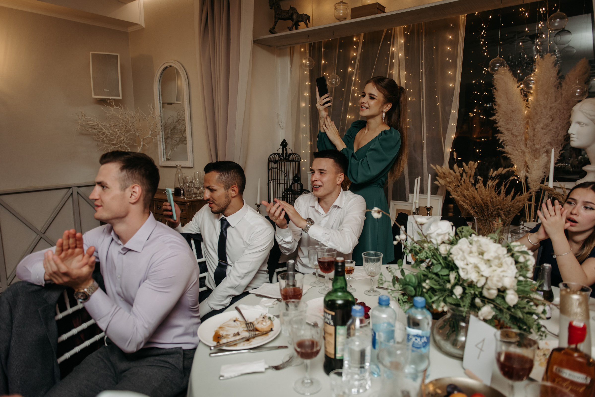 свадебный банкет в ресторане весенний