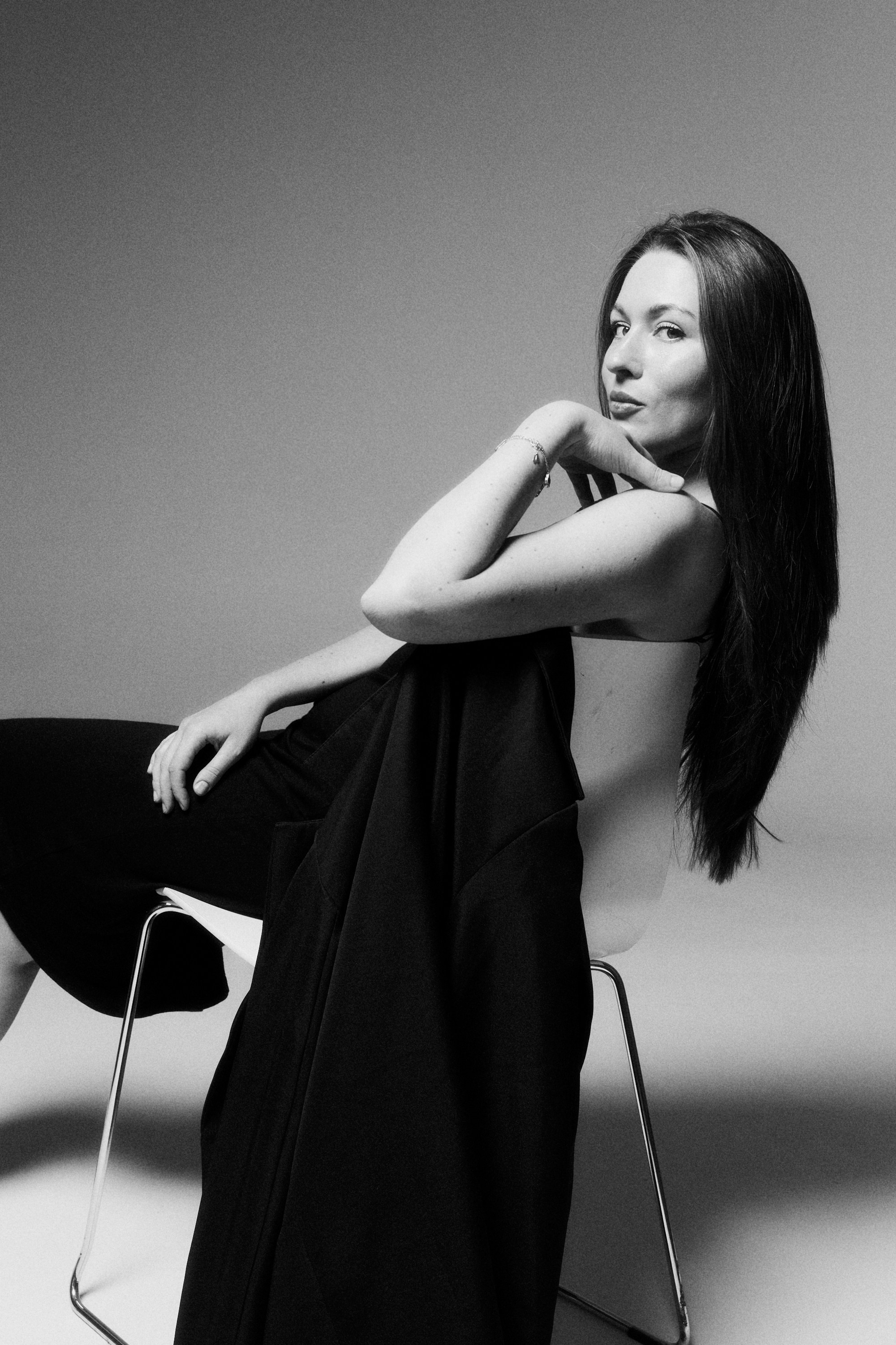 Ч/б фотосессия для Риты