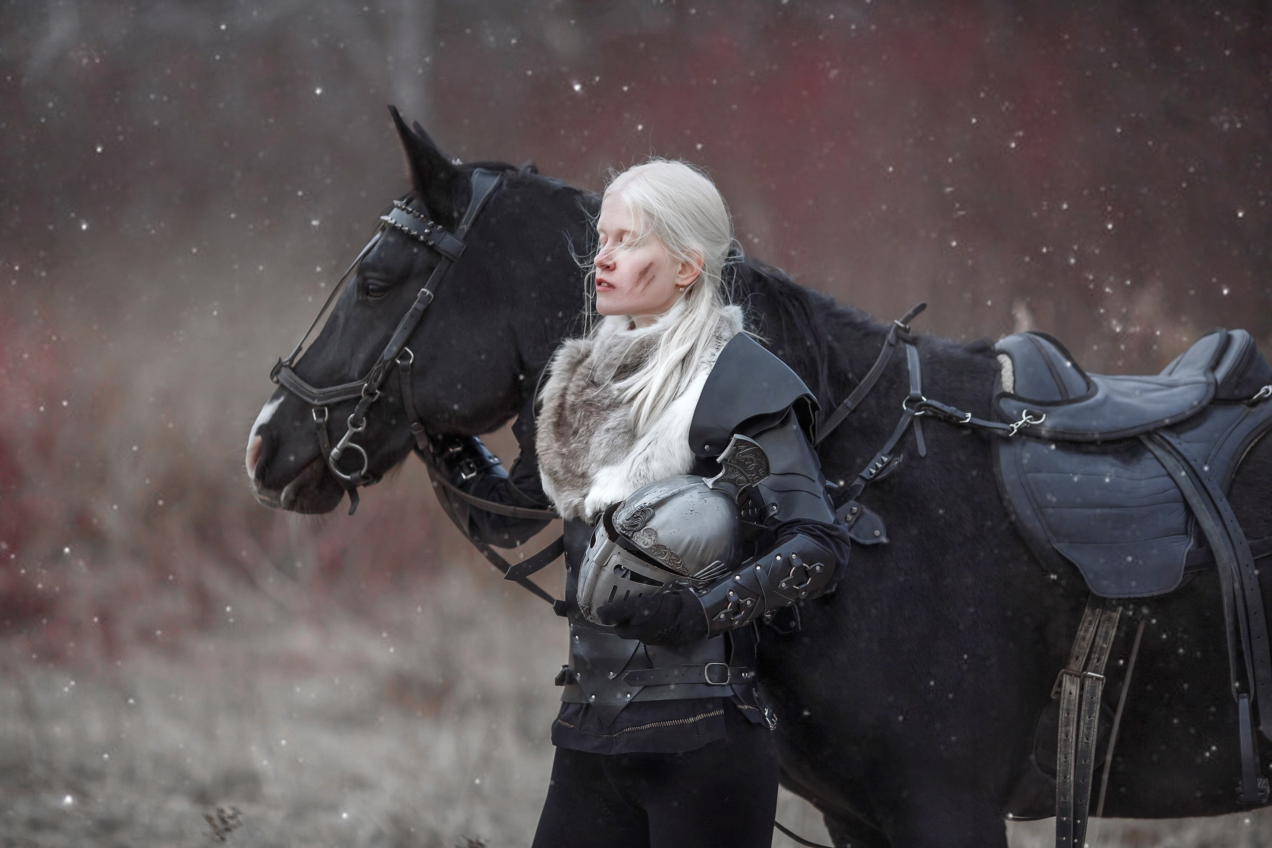 Валькирия, латы (нагрудник, наплечники, наручи, краги на ноги). Сказочный фотограф фотопроекты фототуры в Новосибирске и на Алтае