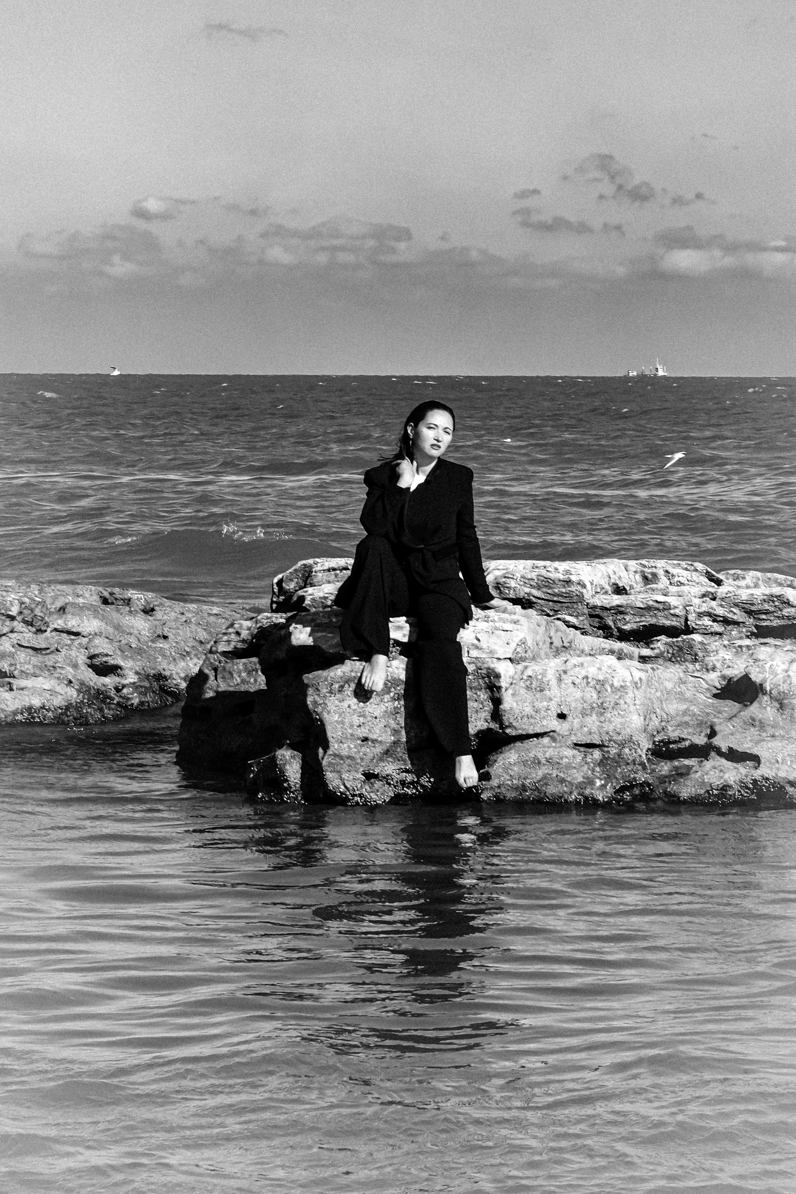 Съемка Джама в море. Контент-фотограф в Махачкале. Марина