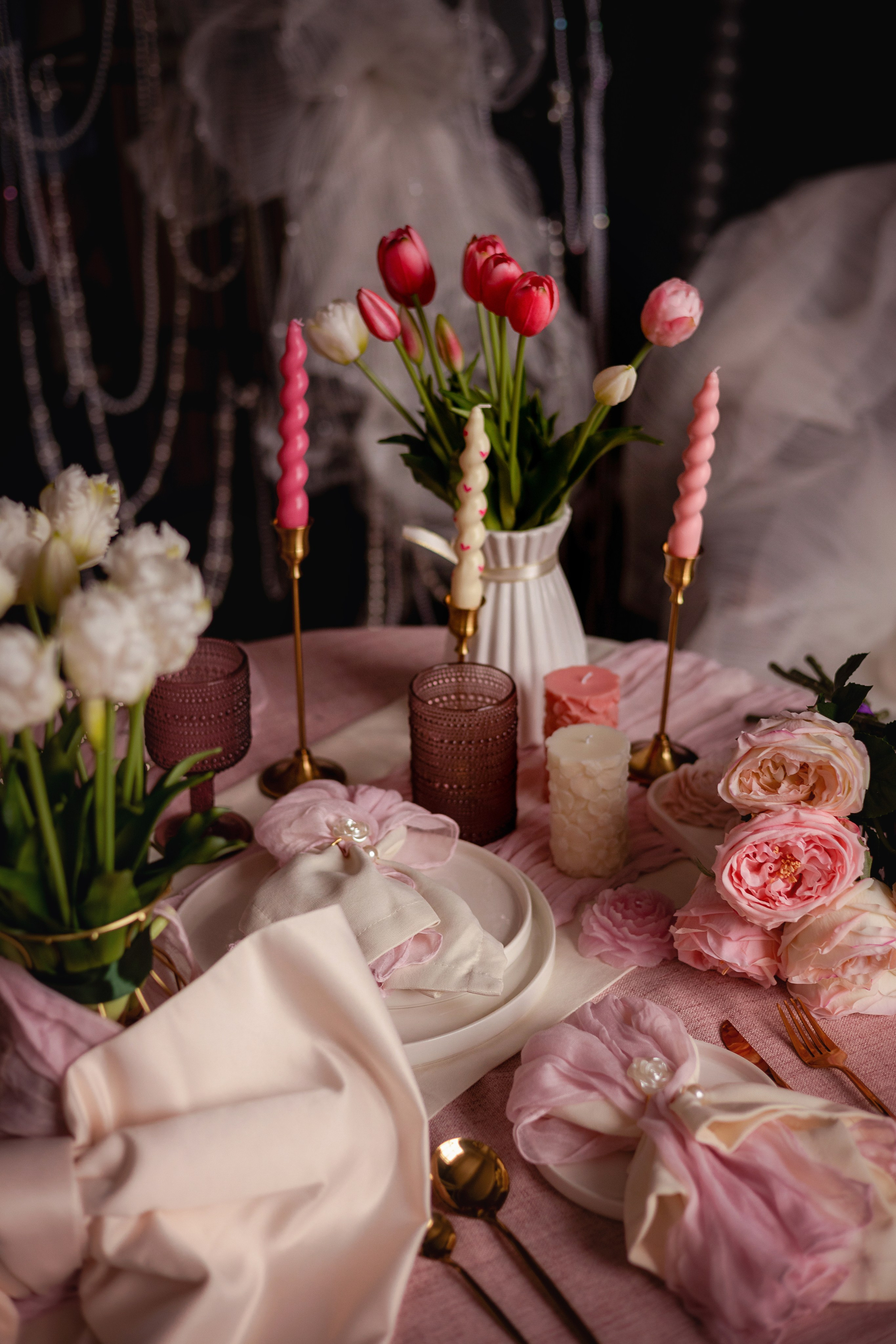 Весенний женский портрет в студии. Фотограф Ульянкина Мария