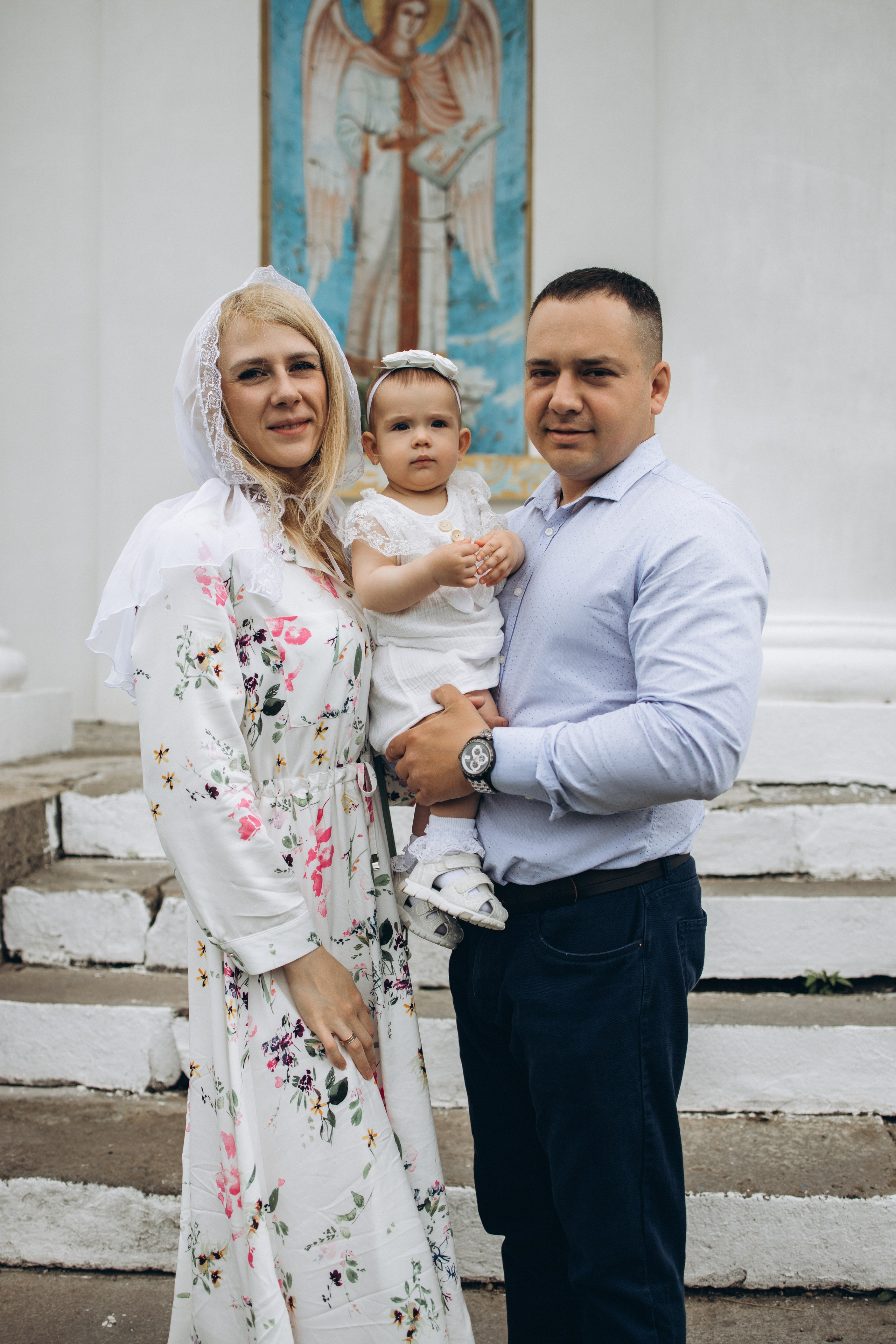 Крещение Марии в Храме Успения Пресвятой Богородицы. Свадебный и семейный фотограф Ольга Разрядова