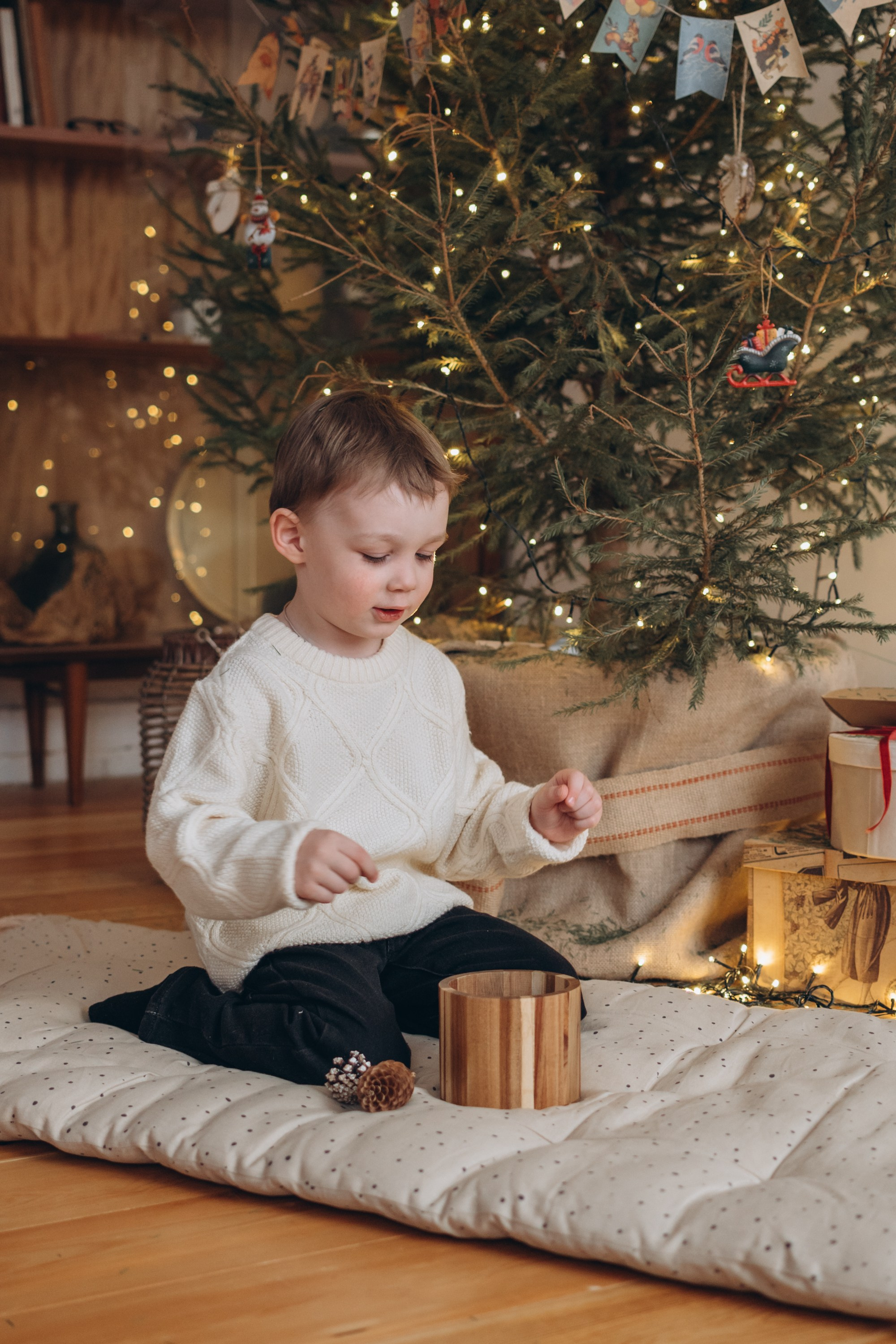 Новогодняя съемка Ольги с семьей. Семейный фотограф в Тюмени Ксения Мязитова