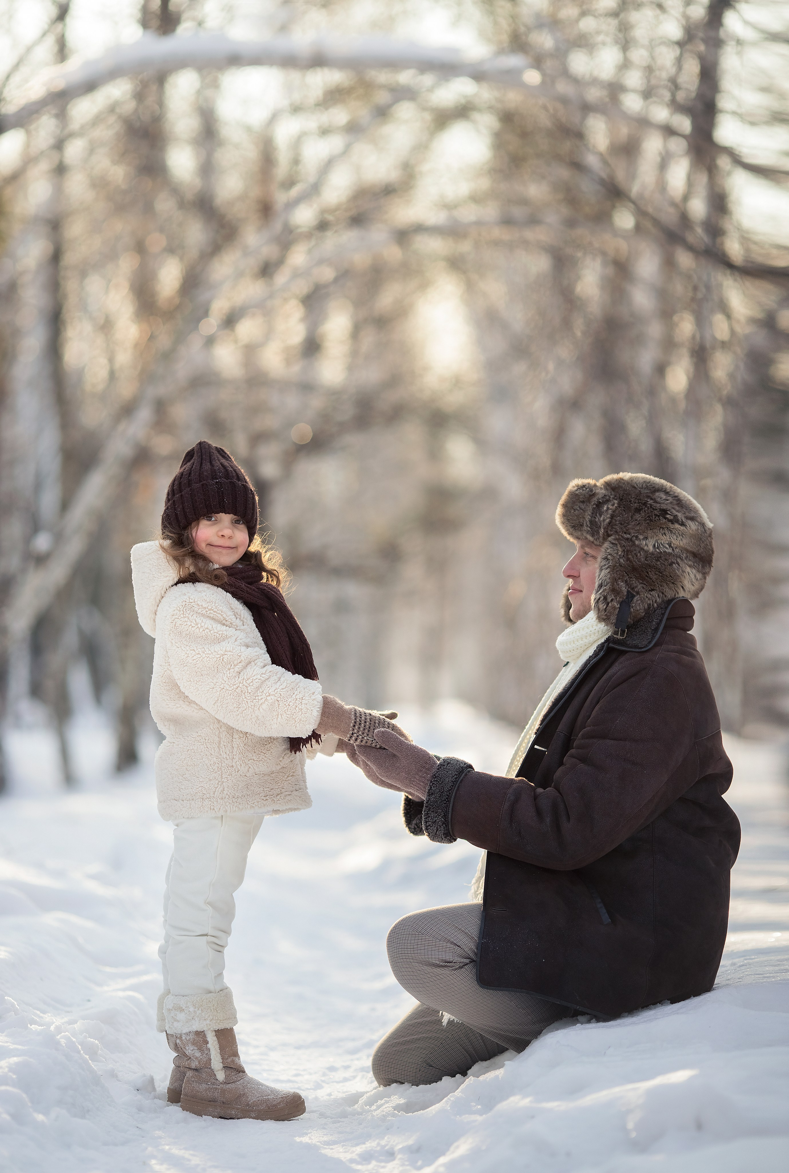 Воркшоп «В зимнем лесу». Семейный и детский фотограф в Саратове Полина Коткина