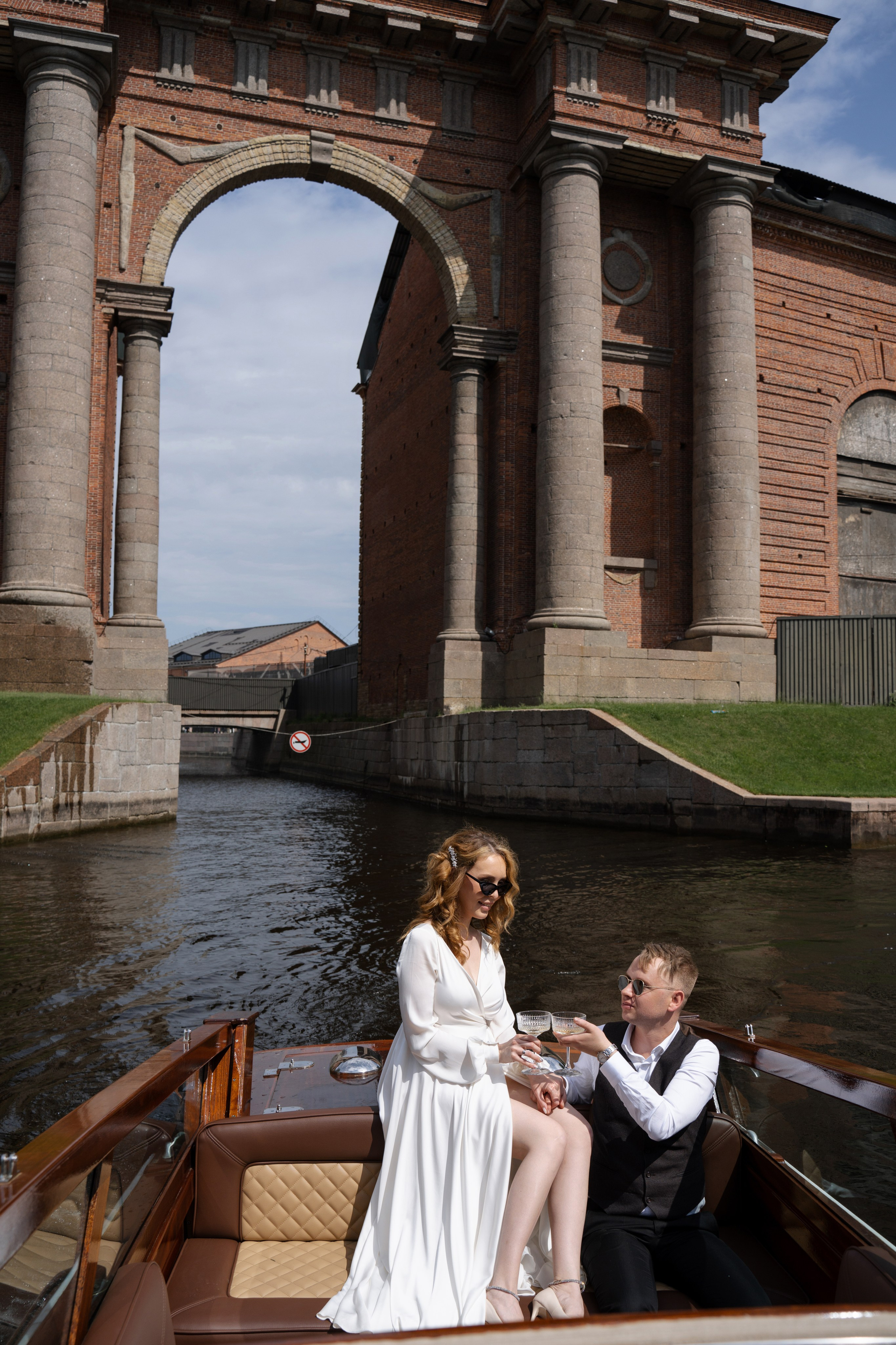 Свадьба на катере. Фотограф Оксана Шавва