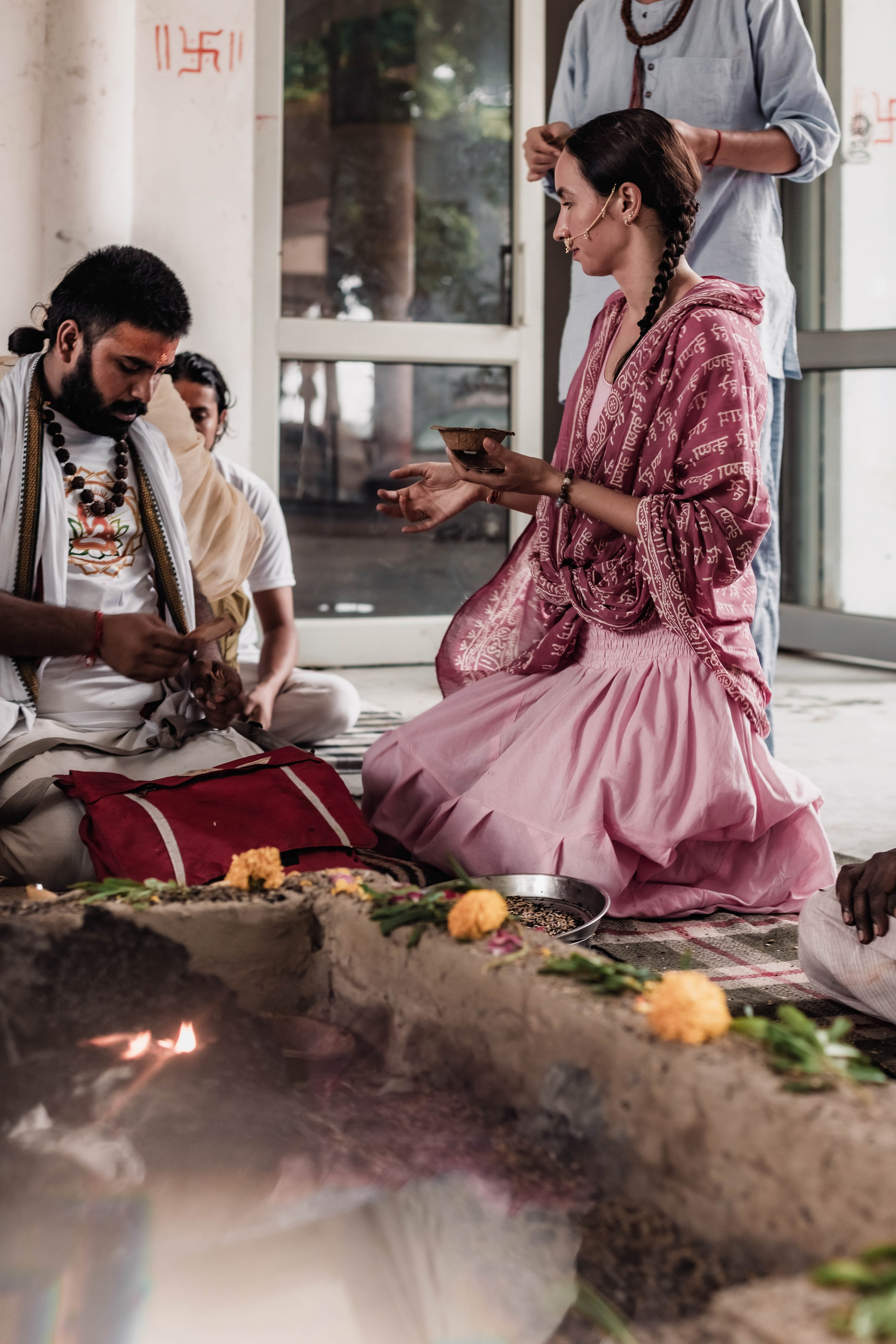 Pitri Paksha yagyas & poojas Devraha Baba ji ashram. Mariam Bagdasaryan