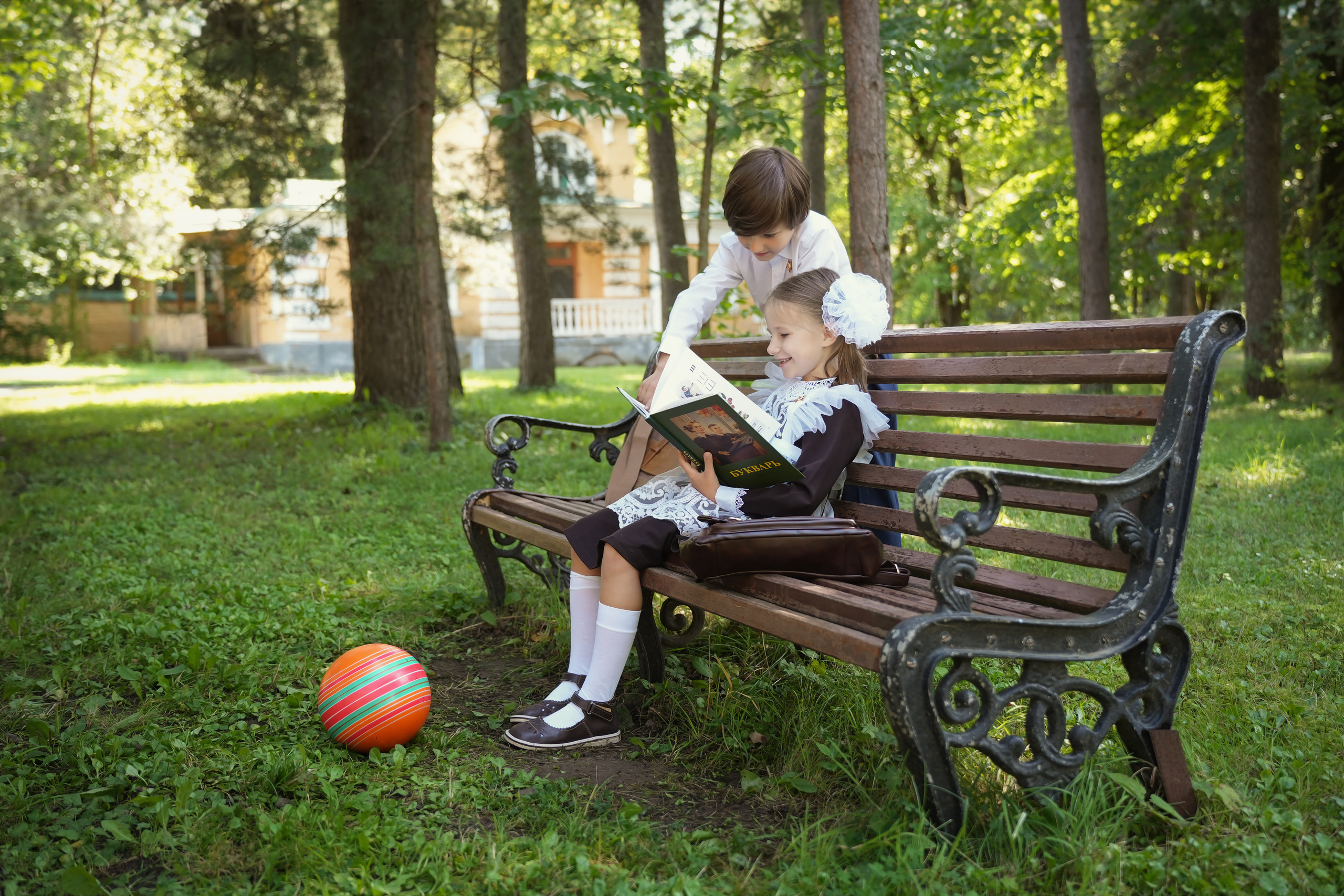 Школьная ретро-фотосессия. Семейный фотограф Зыкова Анастасия, работаю в Москве и области