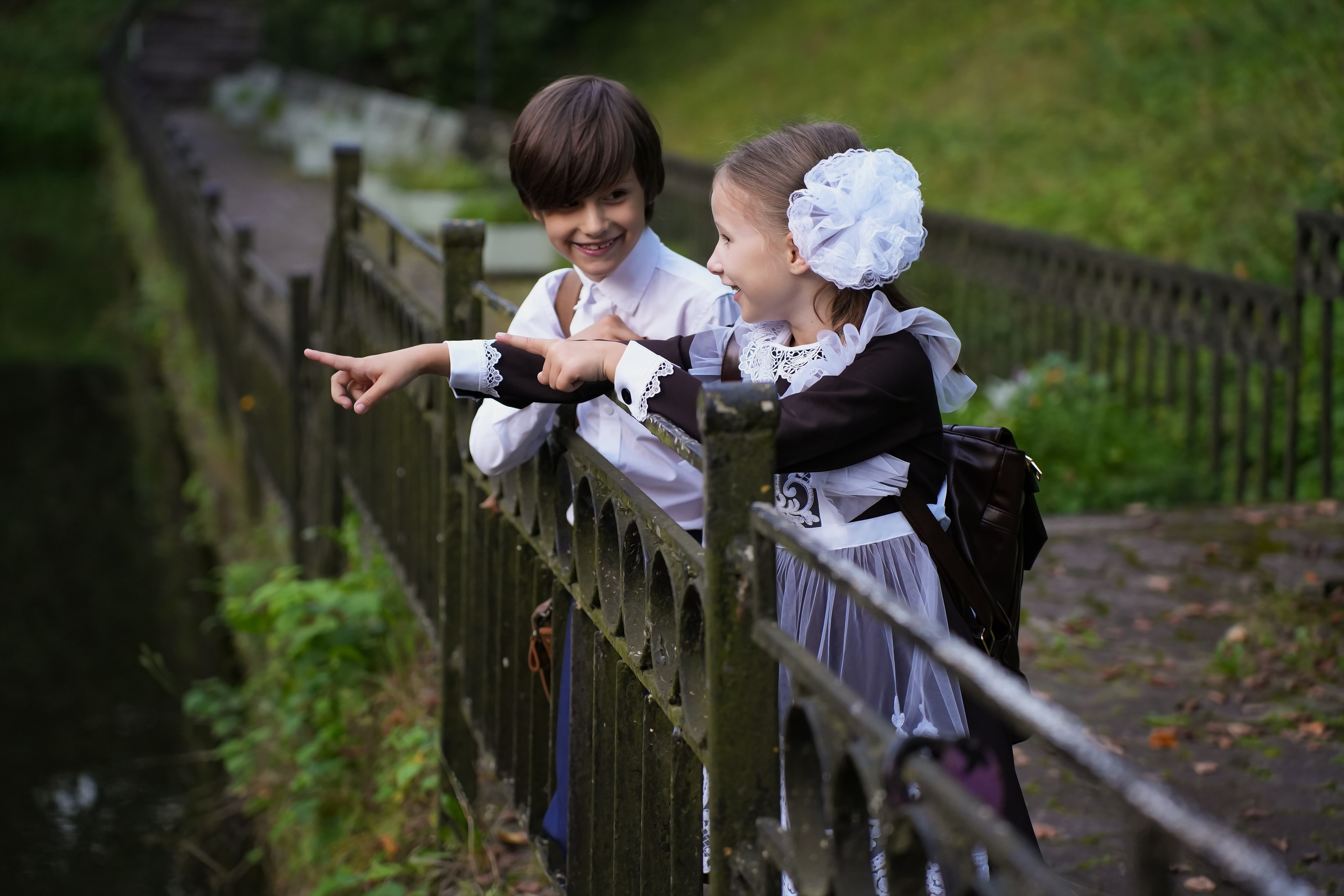 Школьная ретро-фотосессия. Семейный фотограф Зыкова Анастасия, работаю в Москве и области