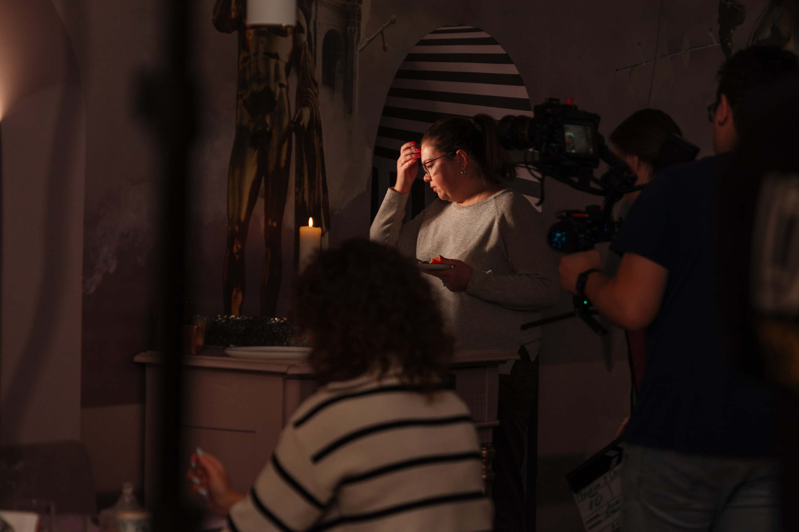 Пушкин в отеле «Оболенский». Съёмка ролика для конкурса. Портретный фотограф в Санкт-Петербурге Дмитриева Наталия