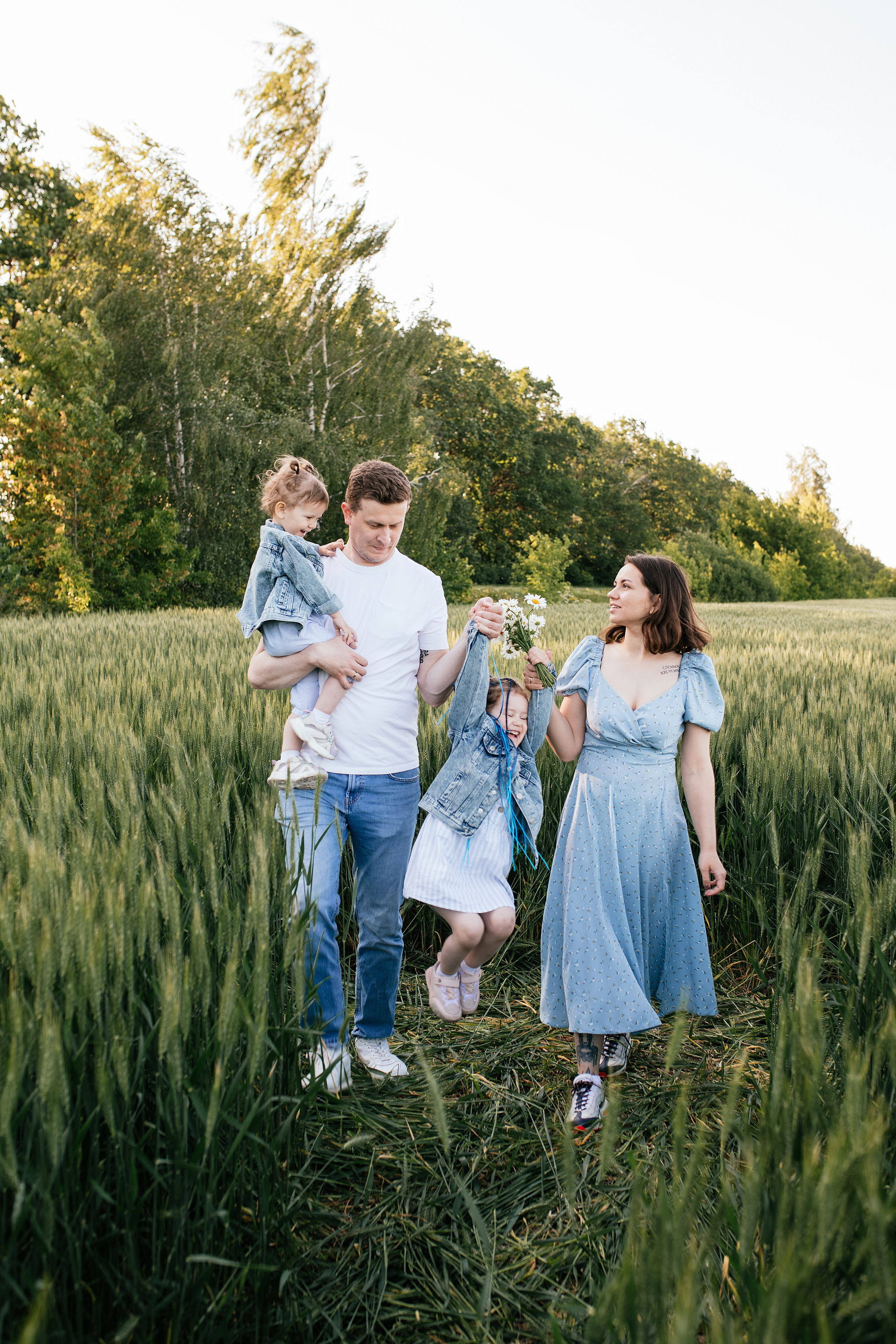 Вика, Коля, Лера и Ева. Свадебный, семейный фотограф в Рязани Лена Брант