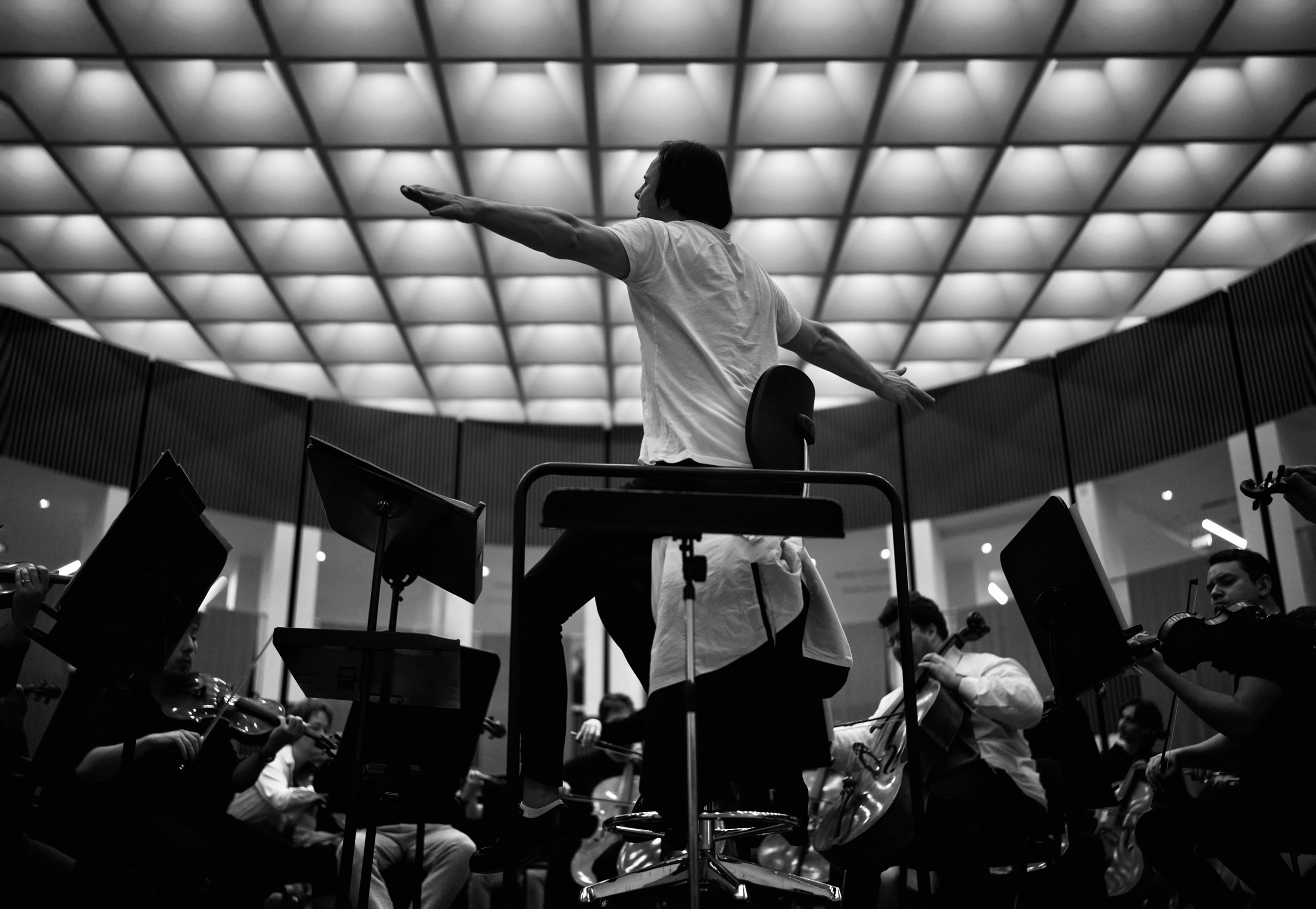 Курентзис, репетиция, Чайковский, оркестр, musicaeterna