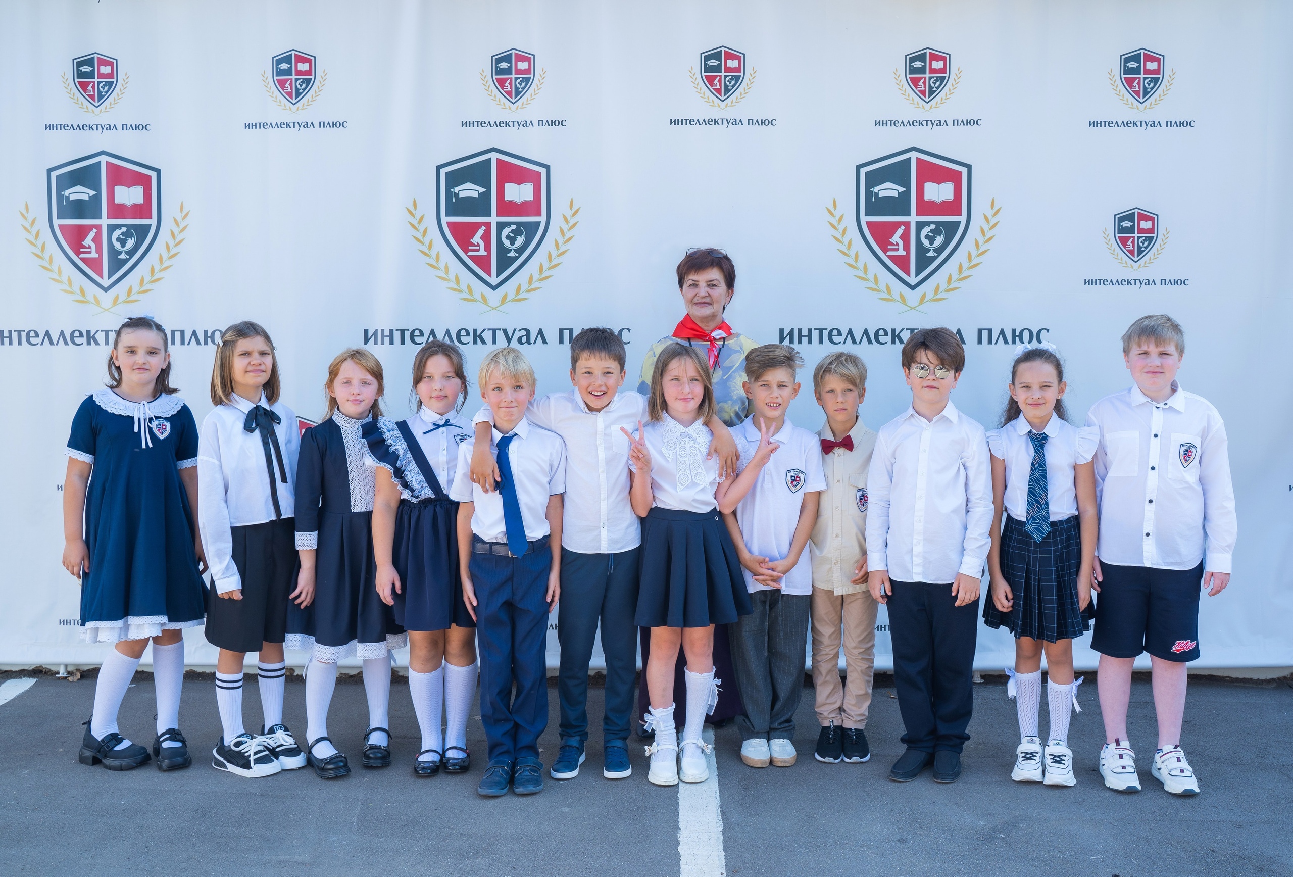 1 сентября в частной школе