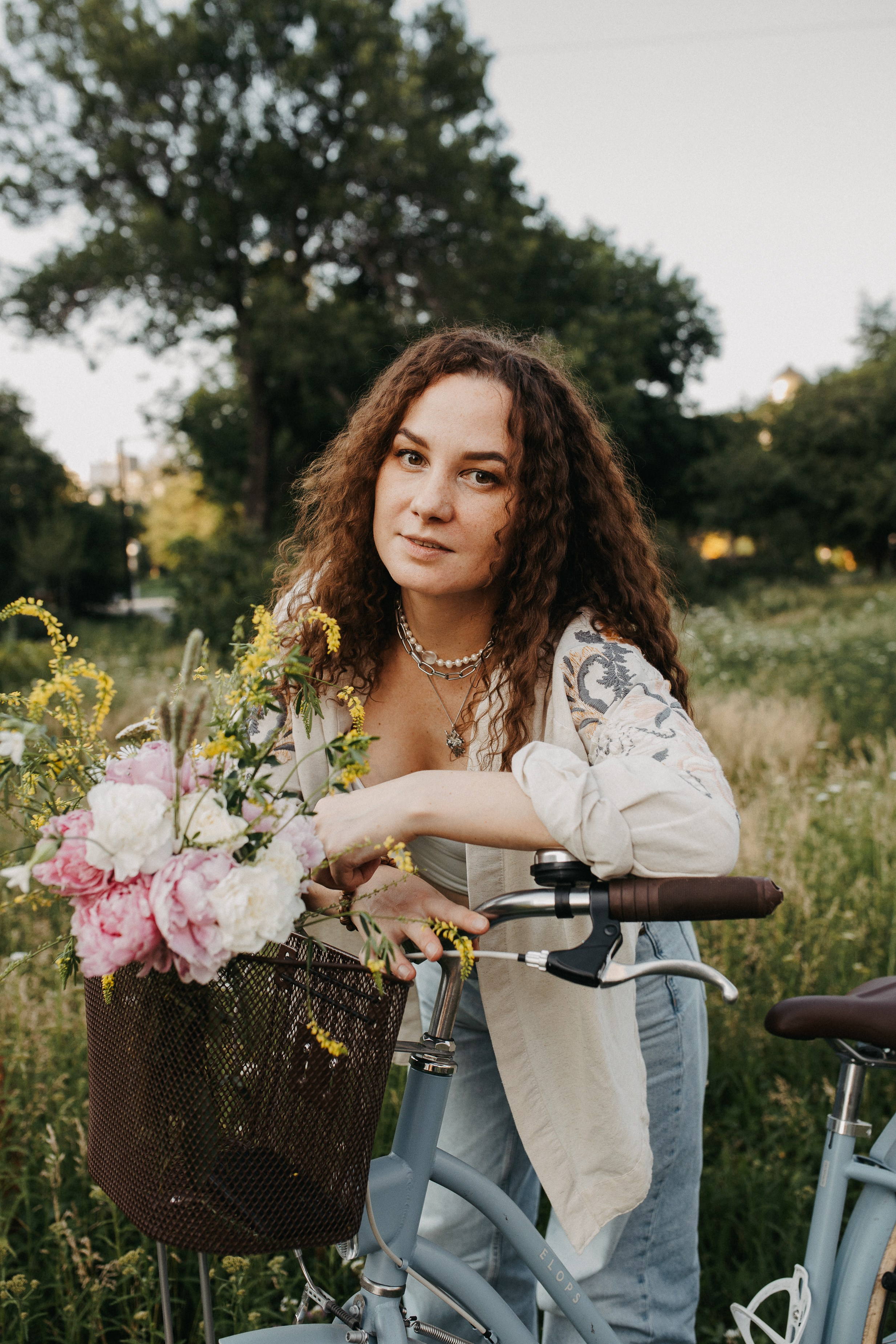 Света с велом. Семейный фотограф Трусова Евгения в Екатеринбурге