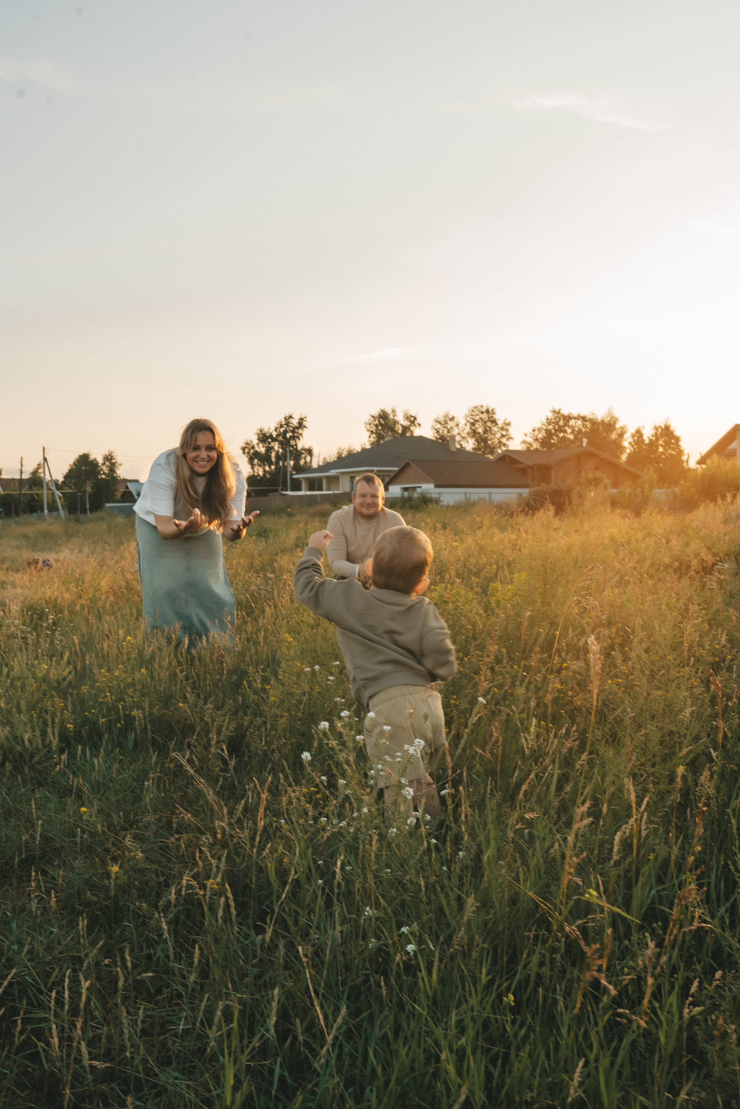 Маша Андрей Женя. Семейная фотосессия в Новосибирске от фотографа Ольги Коваль