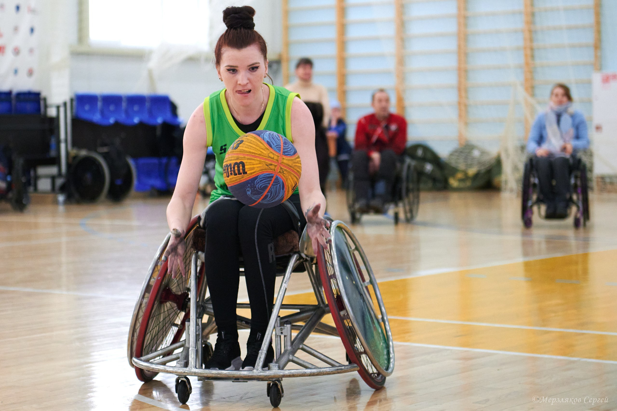 X традиционный Рождественский турнир по баскетболу на колясках. Ижевск. Спортивный репортажный фотограф в Ижевске Сергей Мерзляков