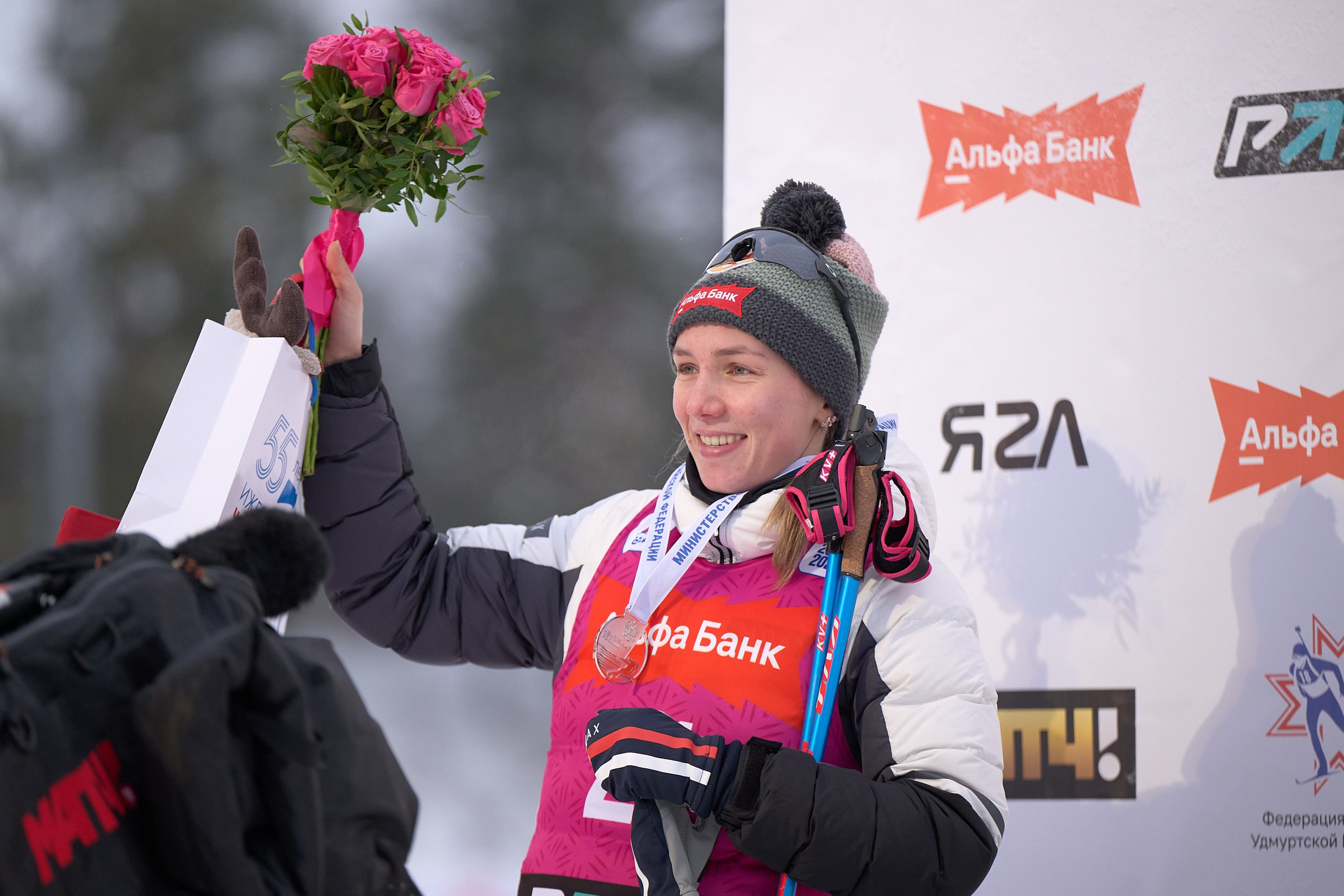 Биатлон. Чемпионат России — 2024/2025, 3-й этап, Ижевск. Ижевская винтовка. Спортивный репортажный фотограф в Ижевске Сергей Мерзляков