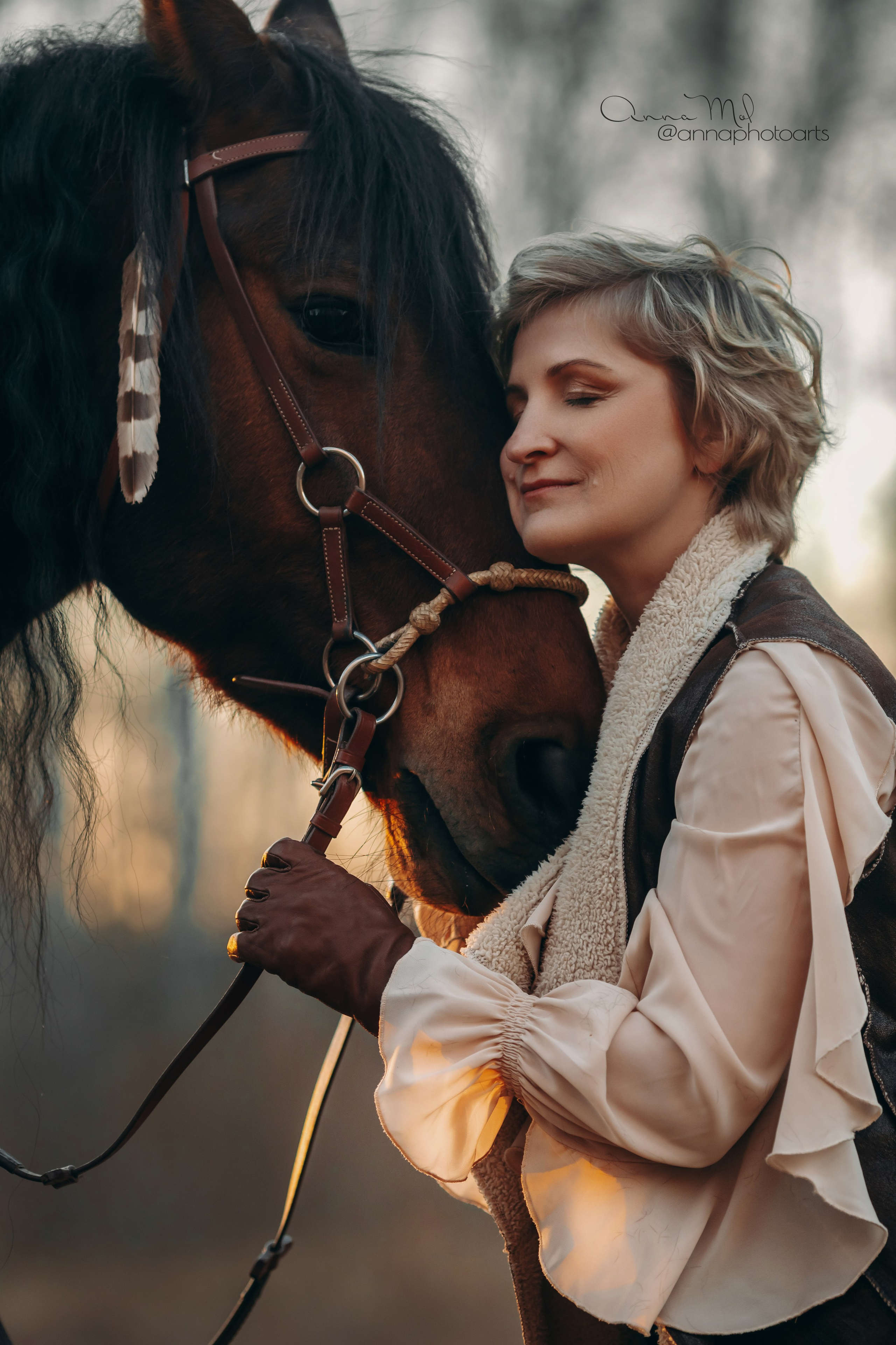 Наталья и Талисман. Анна Молчанова конный фотограф в Тюмени | фотосессии с лошадьми Тюмень