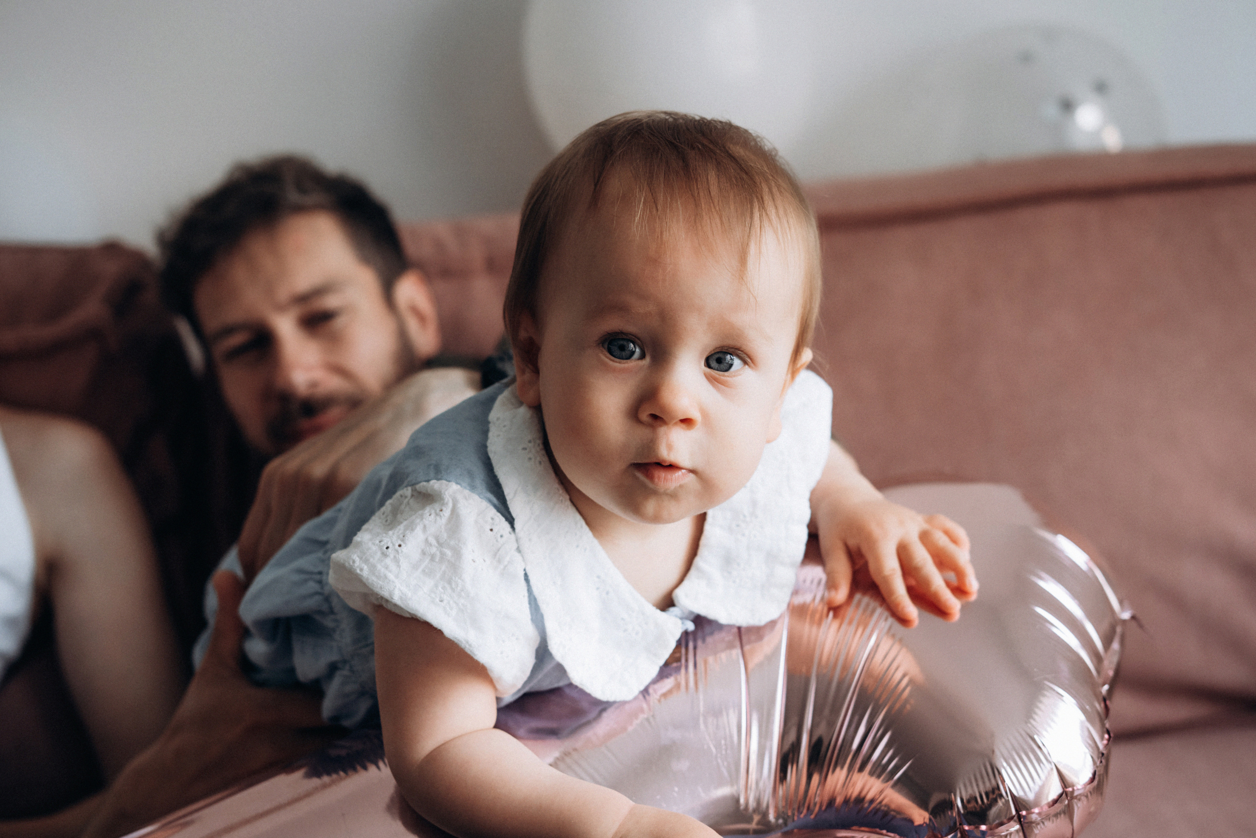 Василиса годик. Фотограф новорожденных и малышей до года в Москве Анастасия Соколова