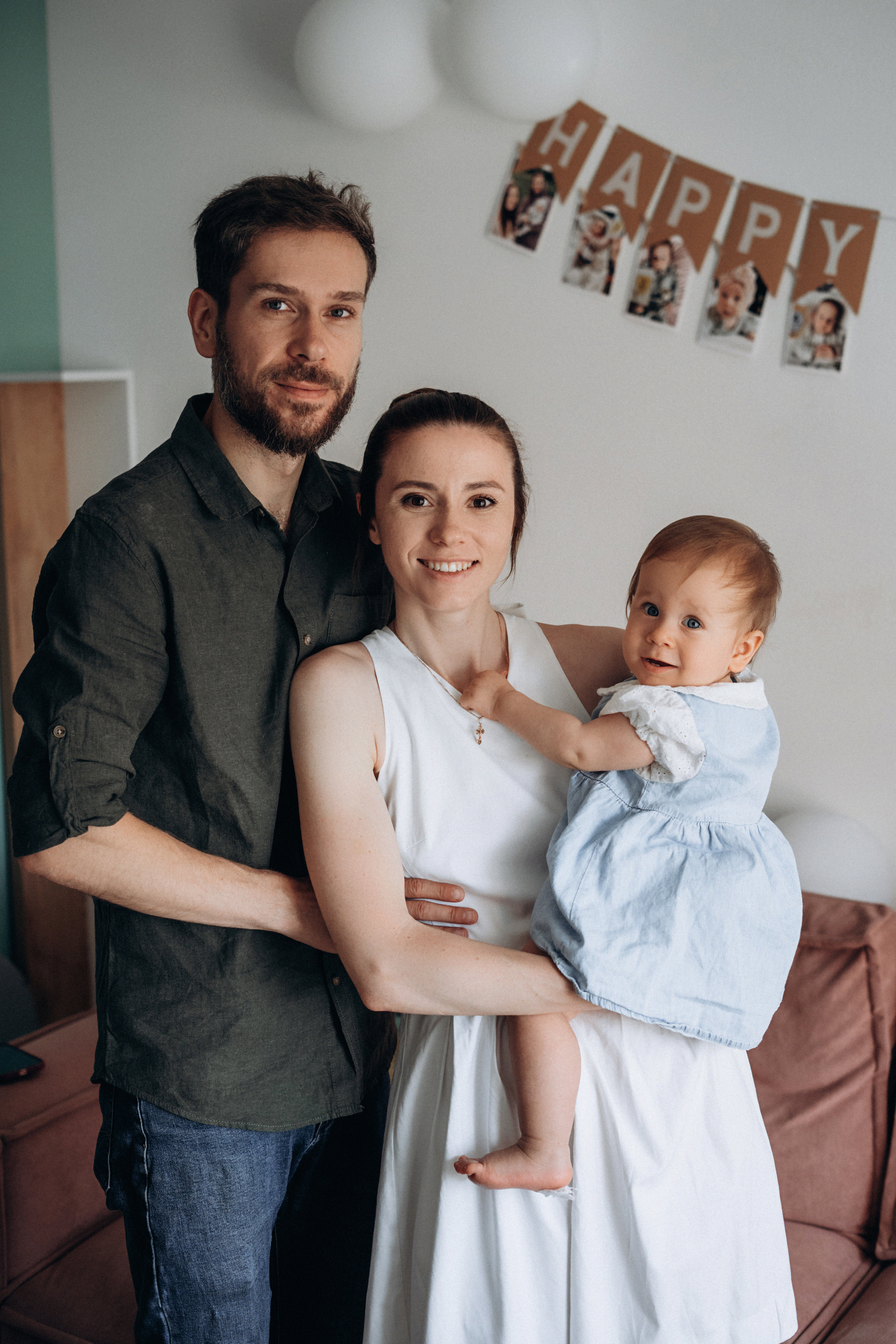 Василиса годик. Фотограф новорожденных и малышей до года в Москве Анастасия Соколова