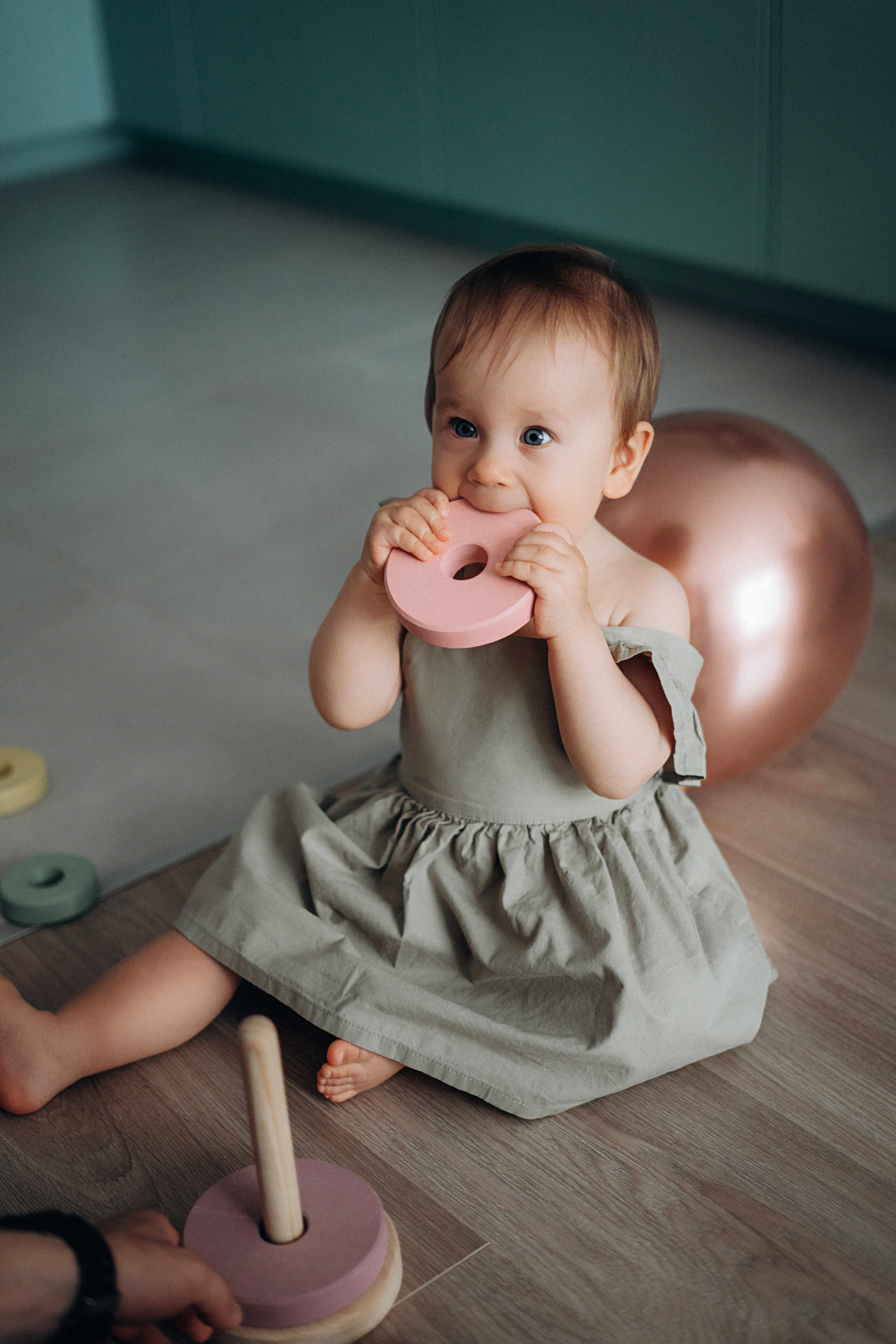 Василиса годик. Фотограф новорожденных и малышей до года в Москве Анастасия Соколова