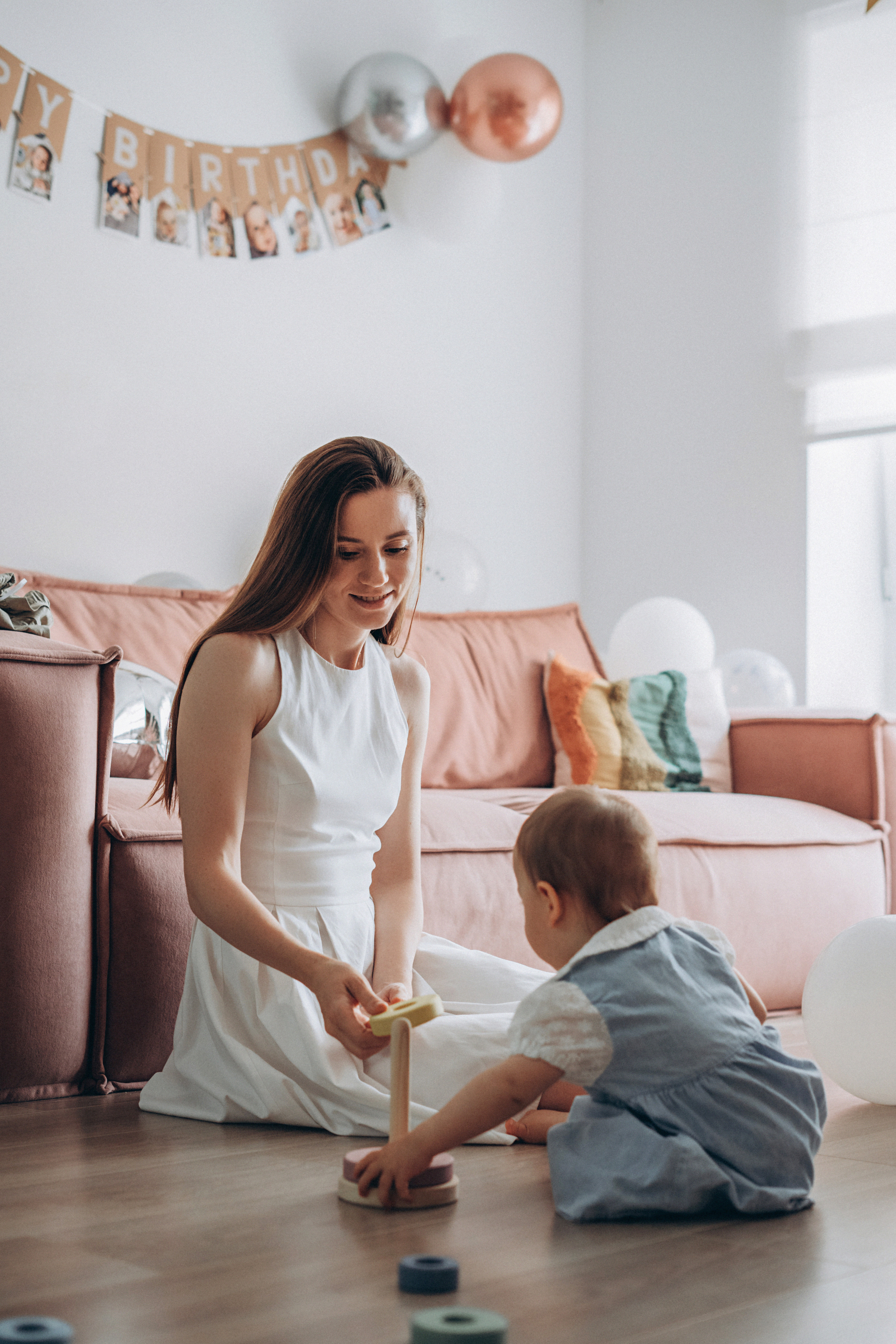 Василиса годик. Фотограф новорожденных и малышей до года в Москве Анастасия Соколова