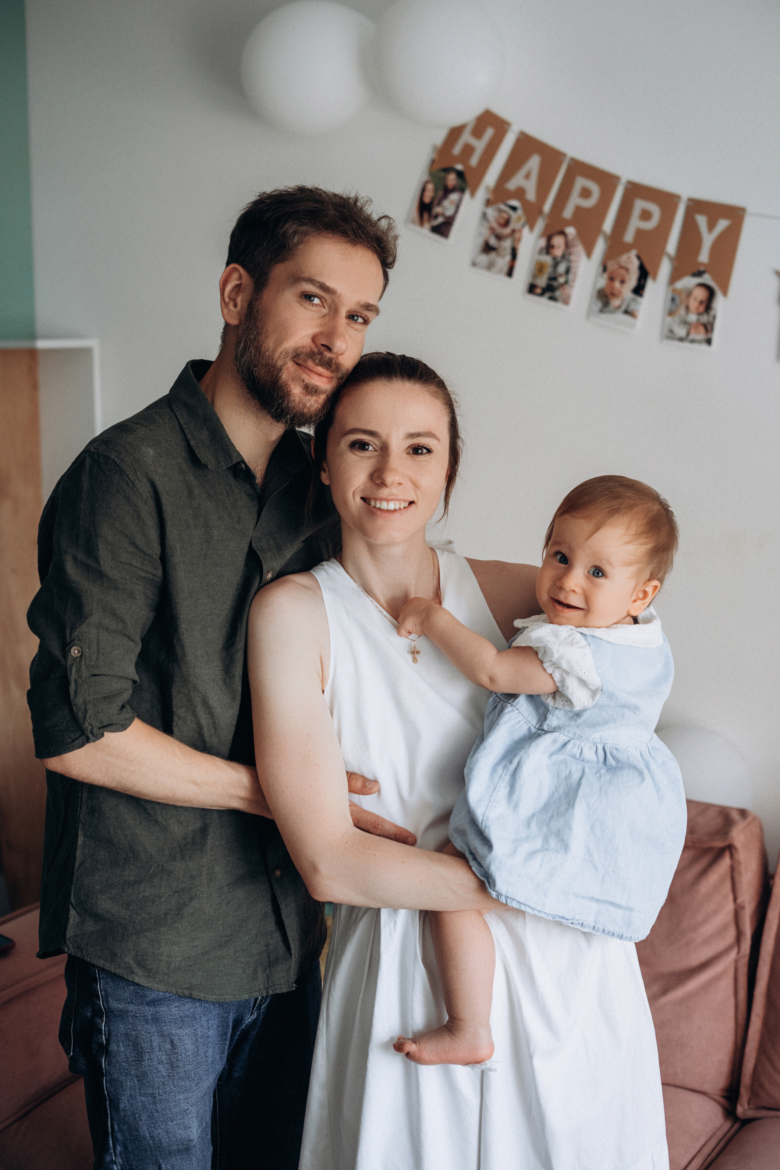 Василиса годик. Фотограф новорожденных и малышей до года в Москве Анастасия Соколова