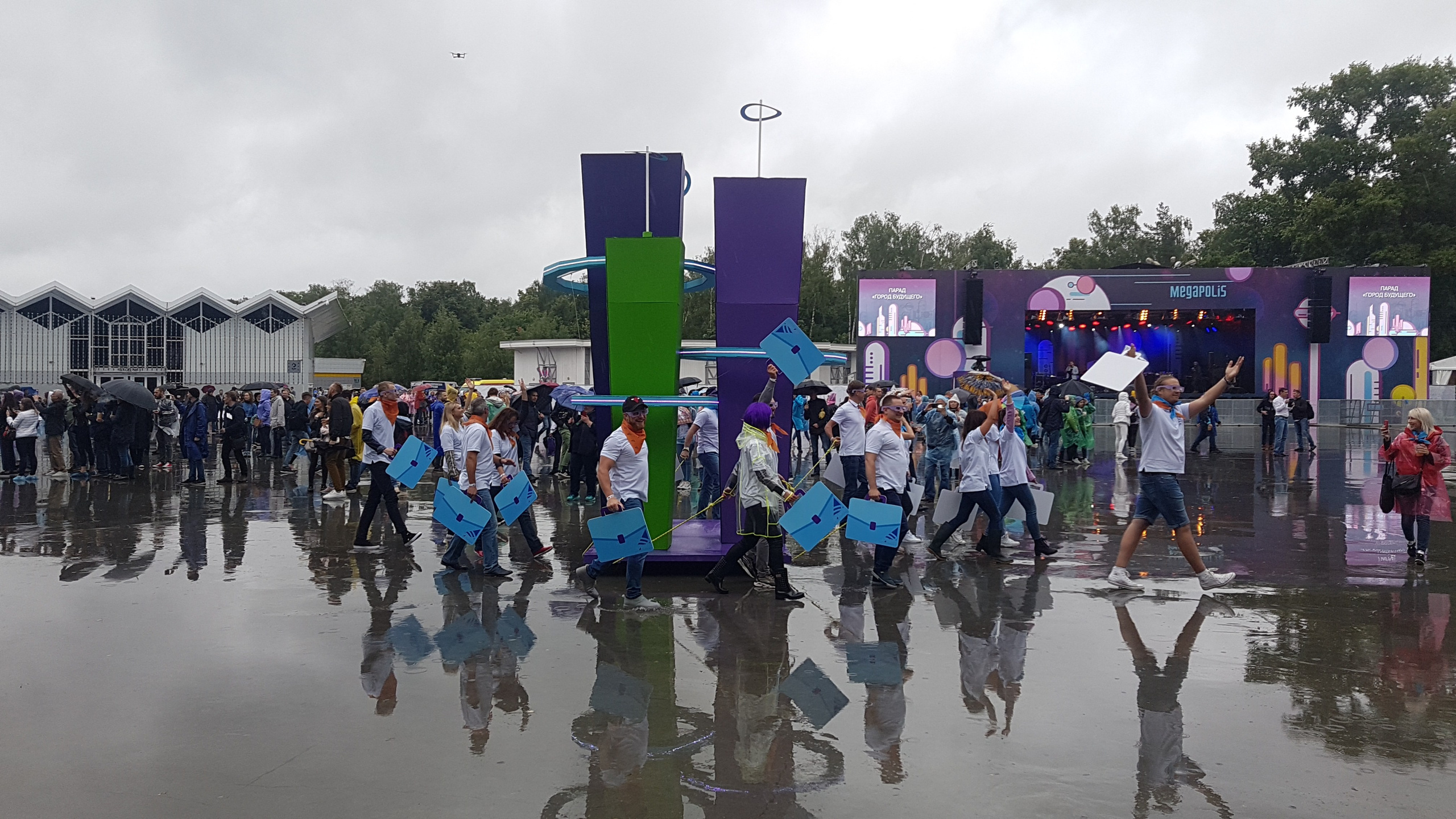 Корпоратив на 5000 человек. Праздничное агентство ПИОН