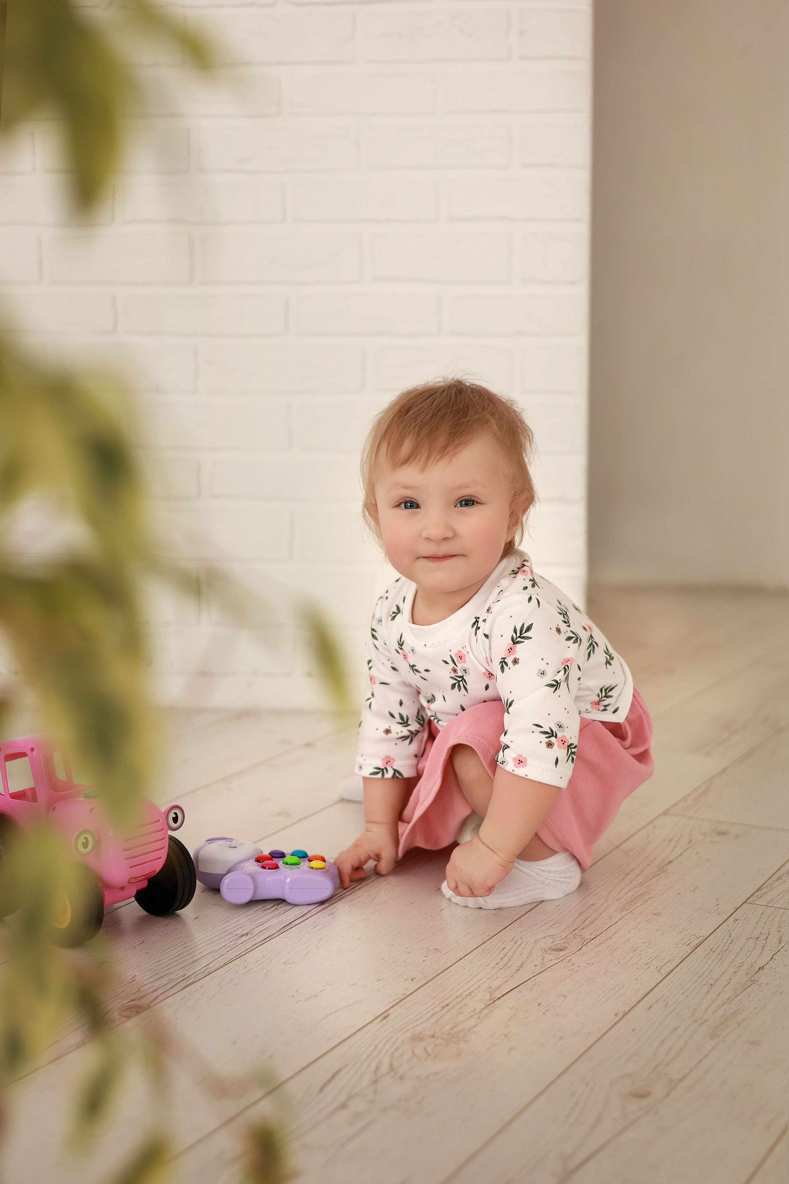 Таечке 1 годик (фотостудия ОКНА). Семейный и детский фотограф в Перми Мария Карабатова