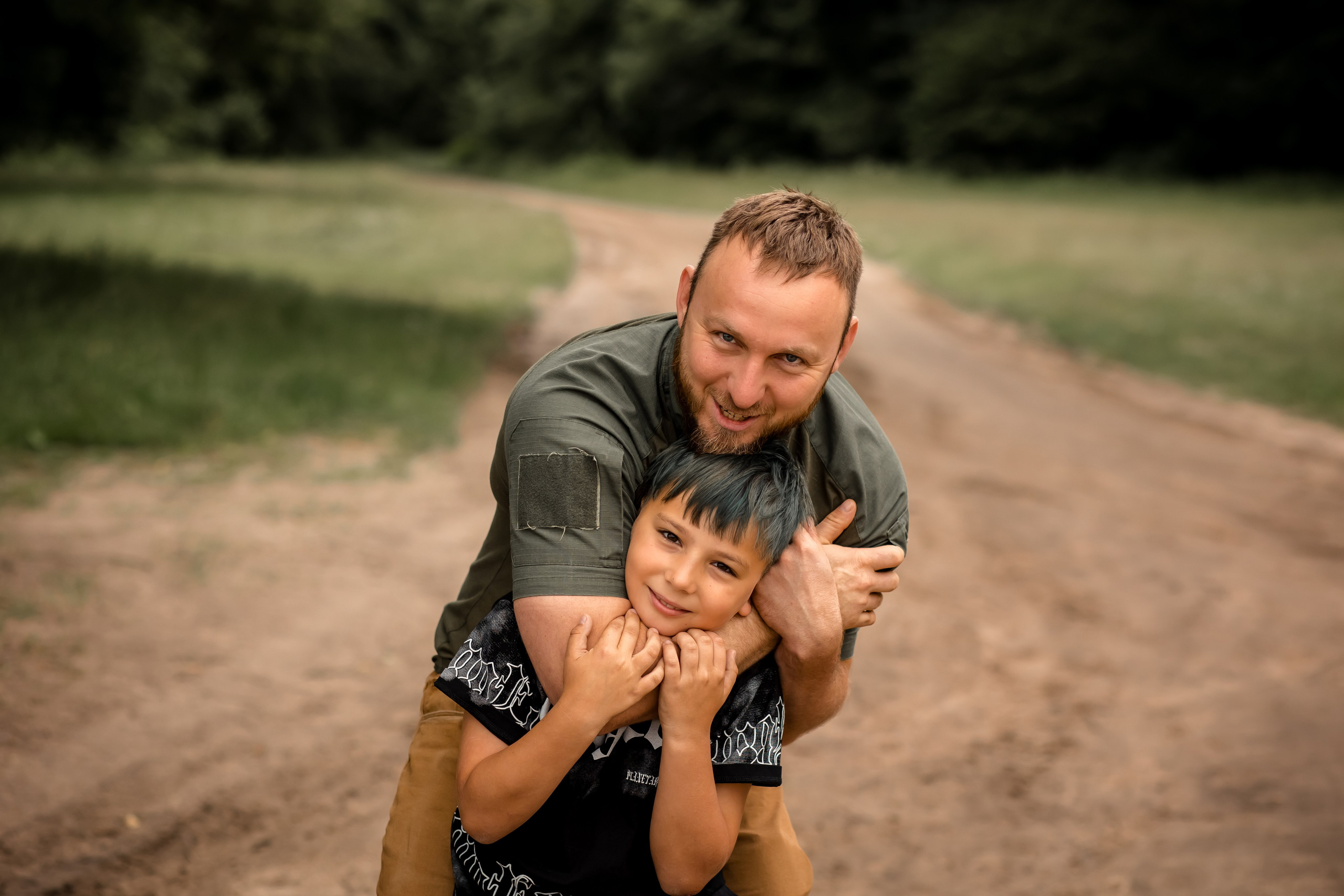 Катя с детками