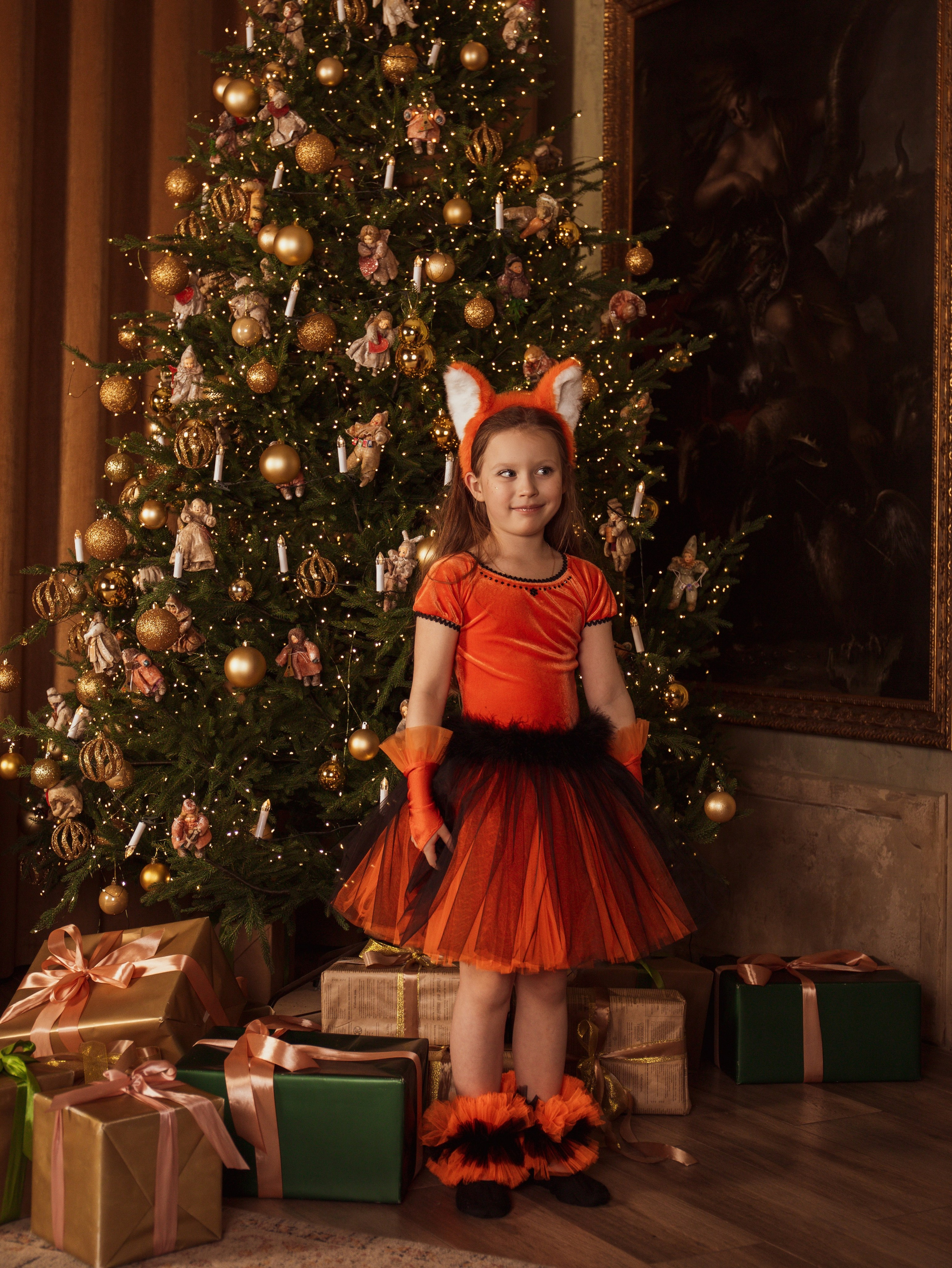 Мама с дочкой, новогодняя сьемка. Свадебный и семейный фотограф в Москве Мила Широких