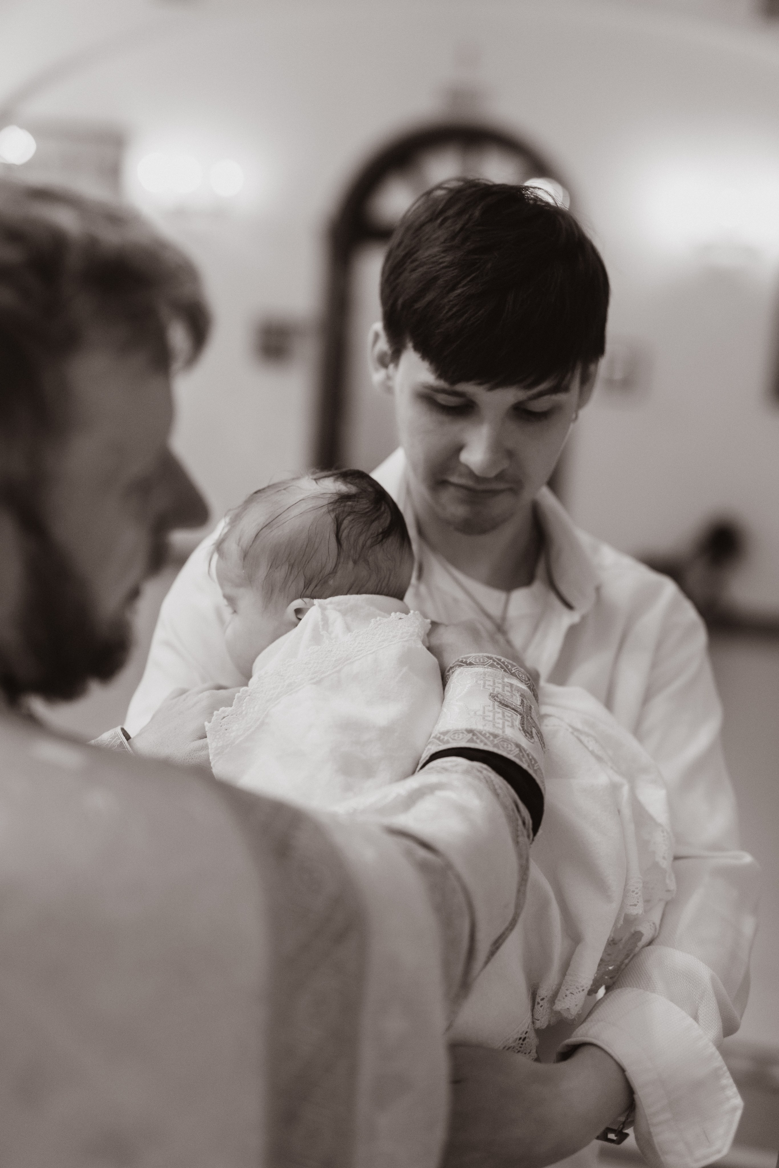 Таинство Крещения Саши. Фотограф новорождённых Newborn Москва