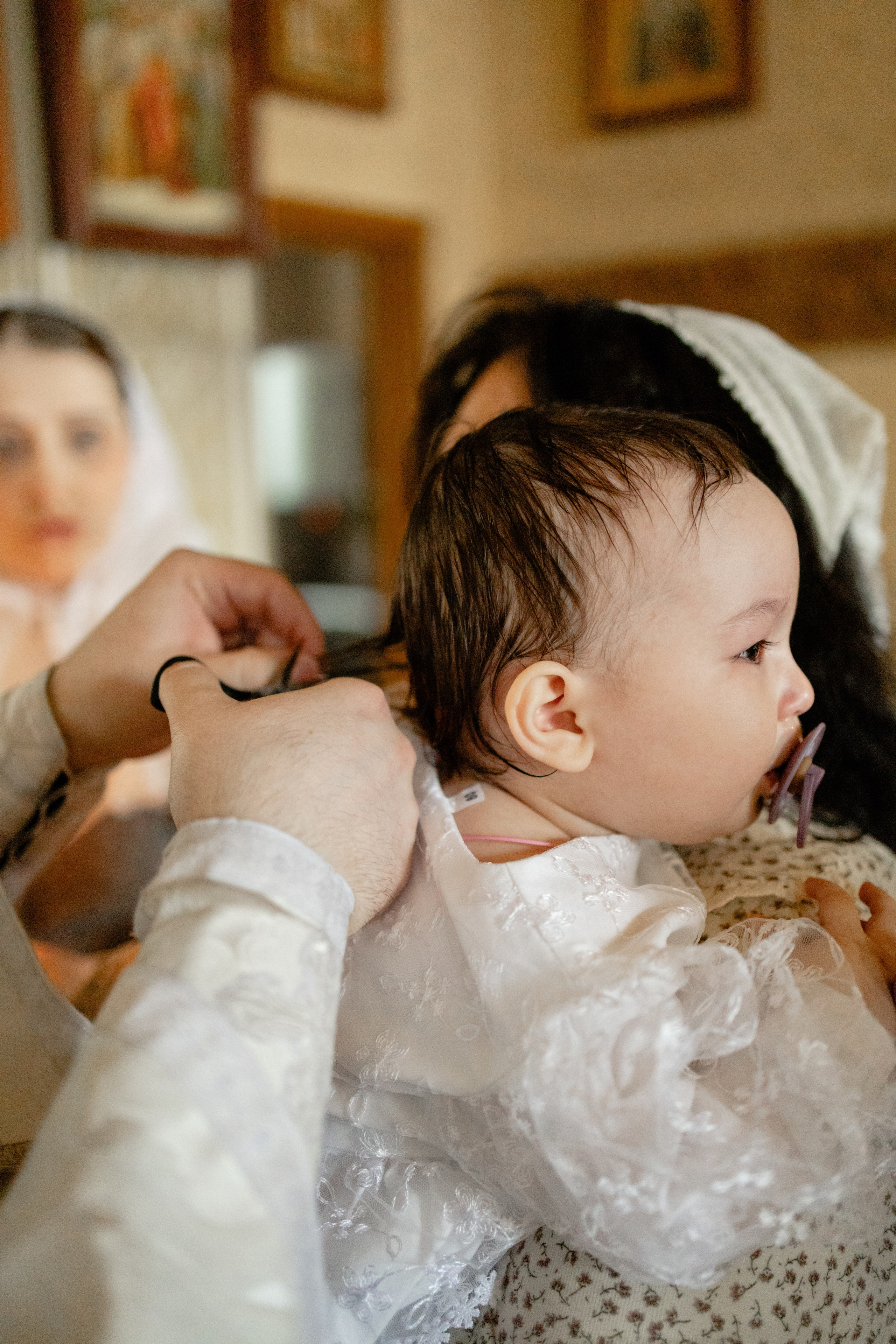 Таинство Крещения Мишель. Фотограф новорождённых Newborn Москва