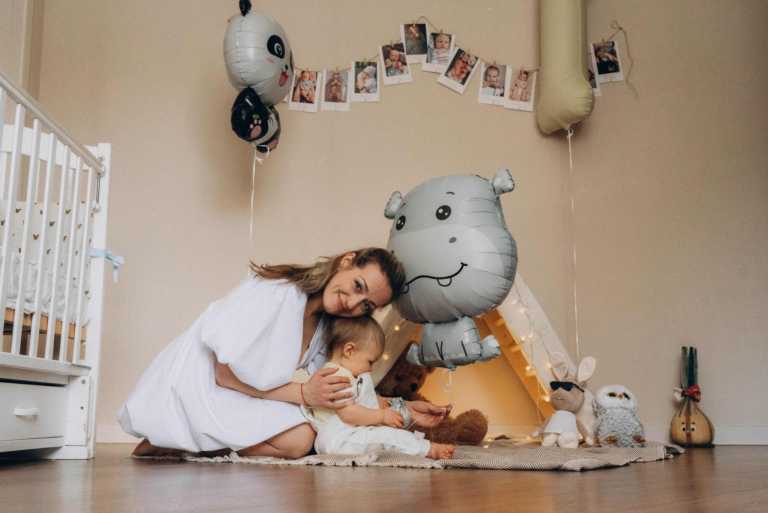 Домашняя фотосессия ко дню рождения малыша. Семейный фотограф в Железнодорожном Масаева Елена