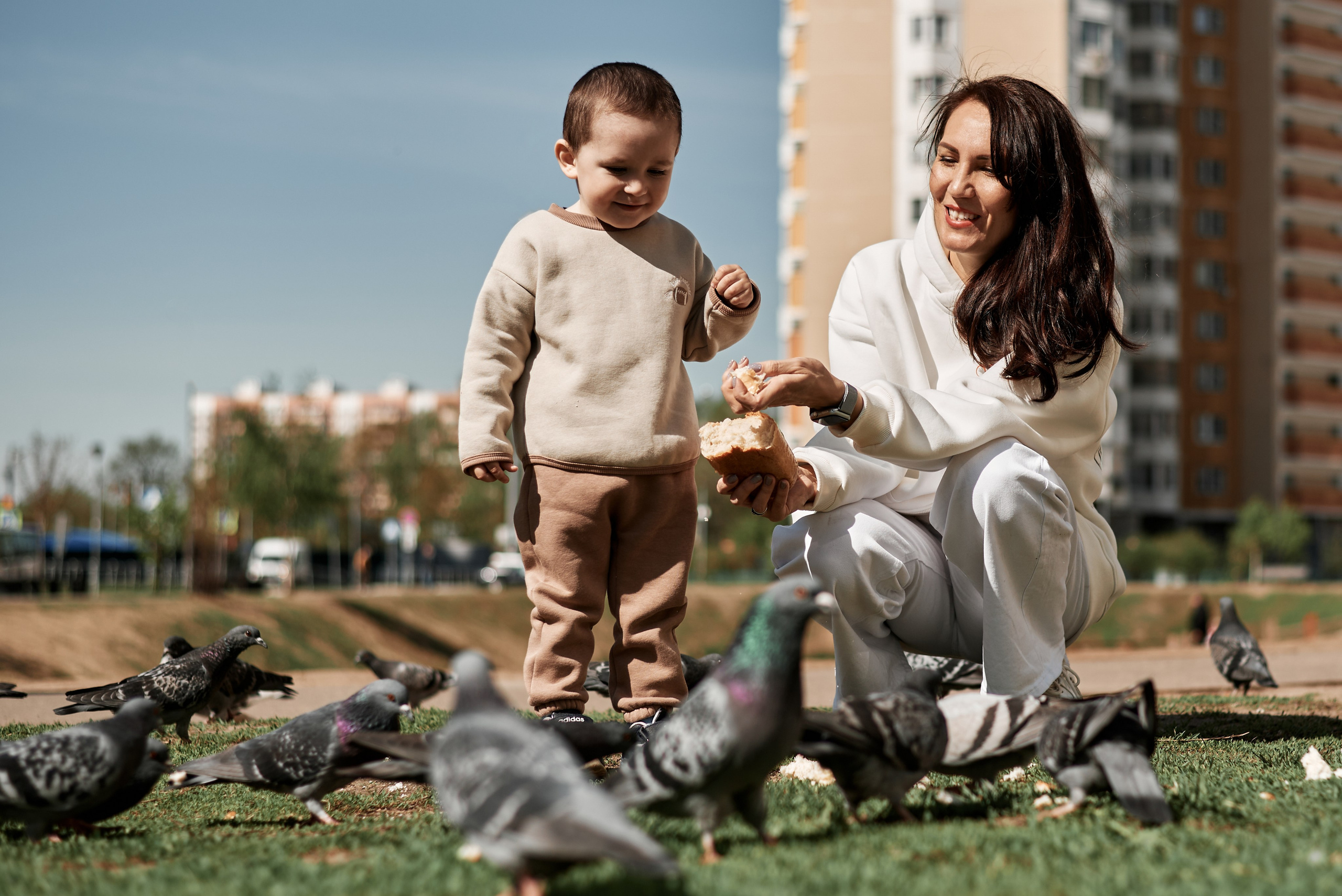 Фотопрогулка Луизы и Максима. Семейный фотограф в Железнодорожном Масаева Елена