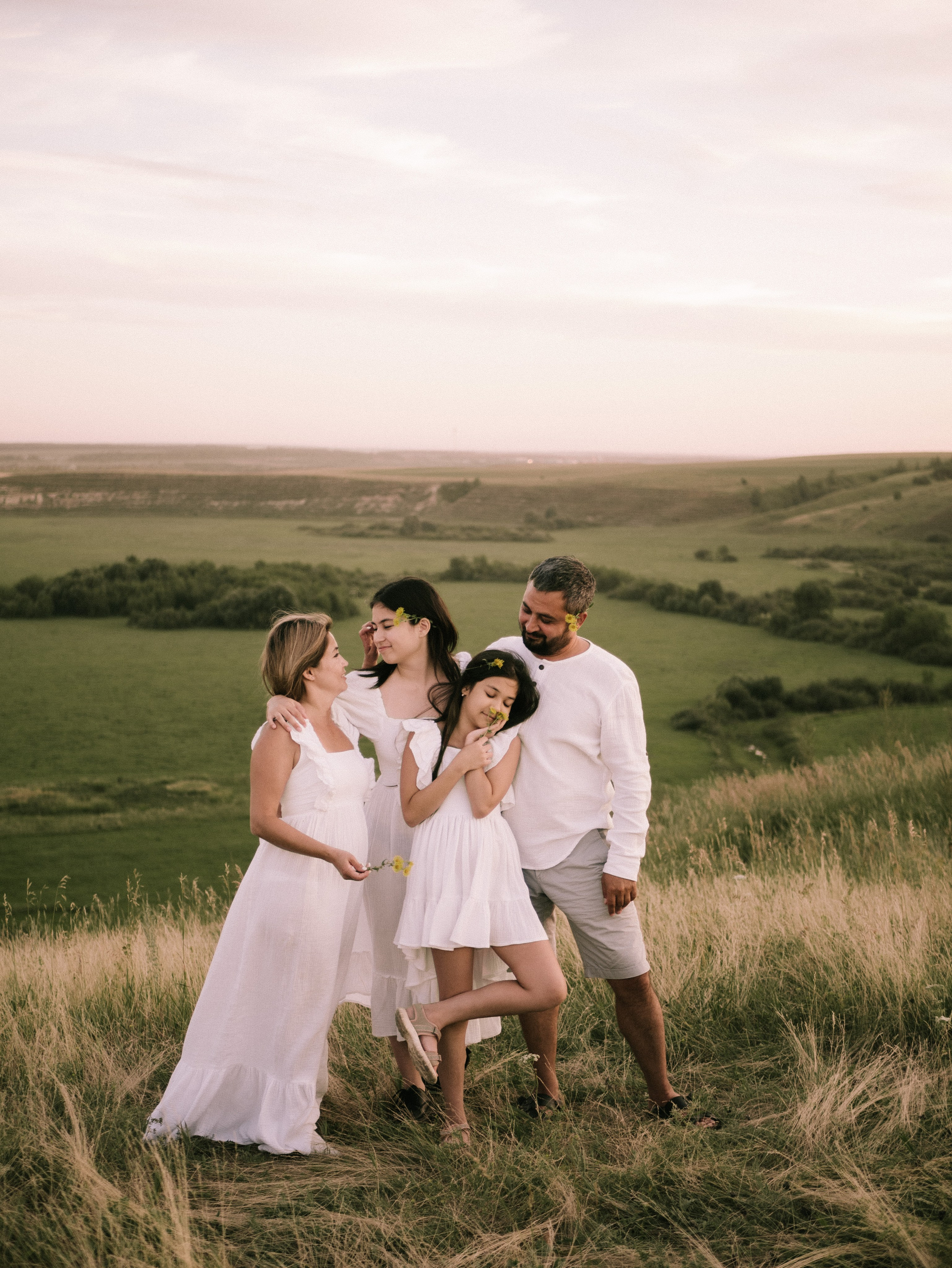 Семейная история на закате. Фотограф Нэля Хаматова