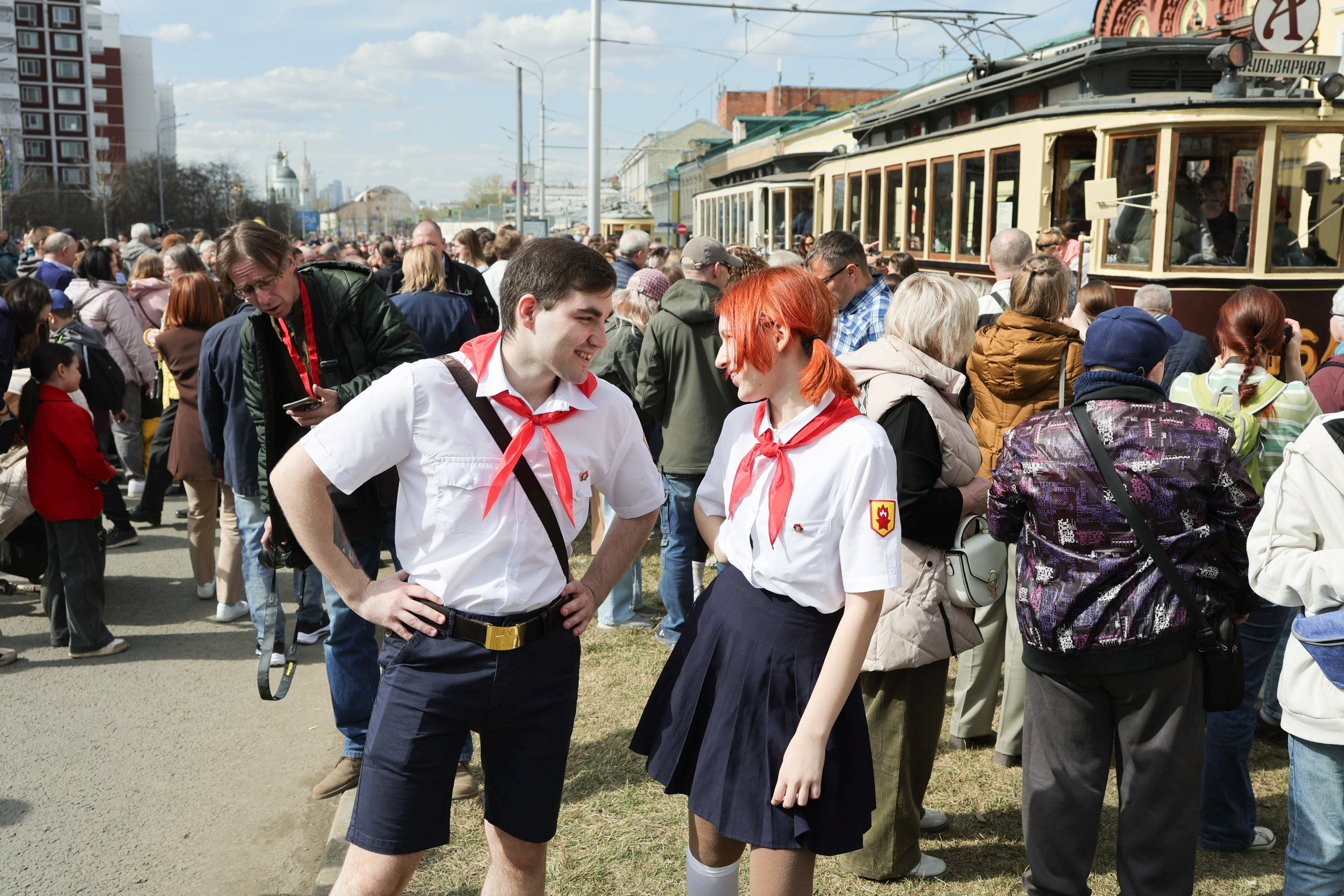 Парад трамваев. Репортажный, архитектурный, театральный и файн-арт фотограф Лена Мельникова в Москве