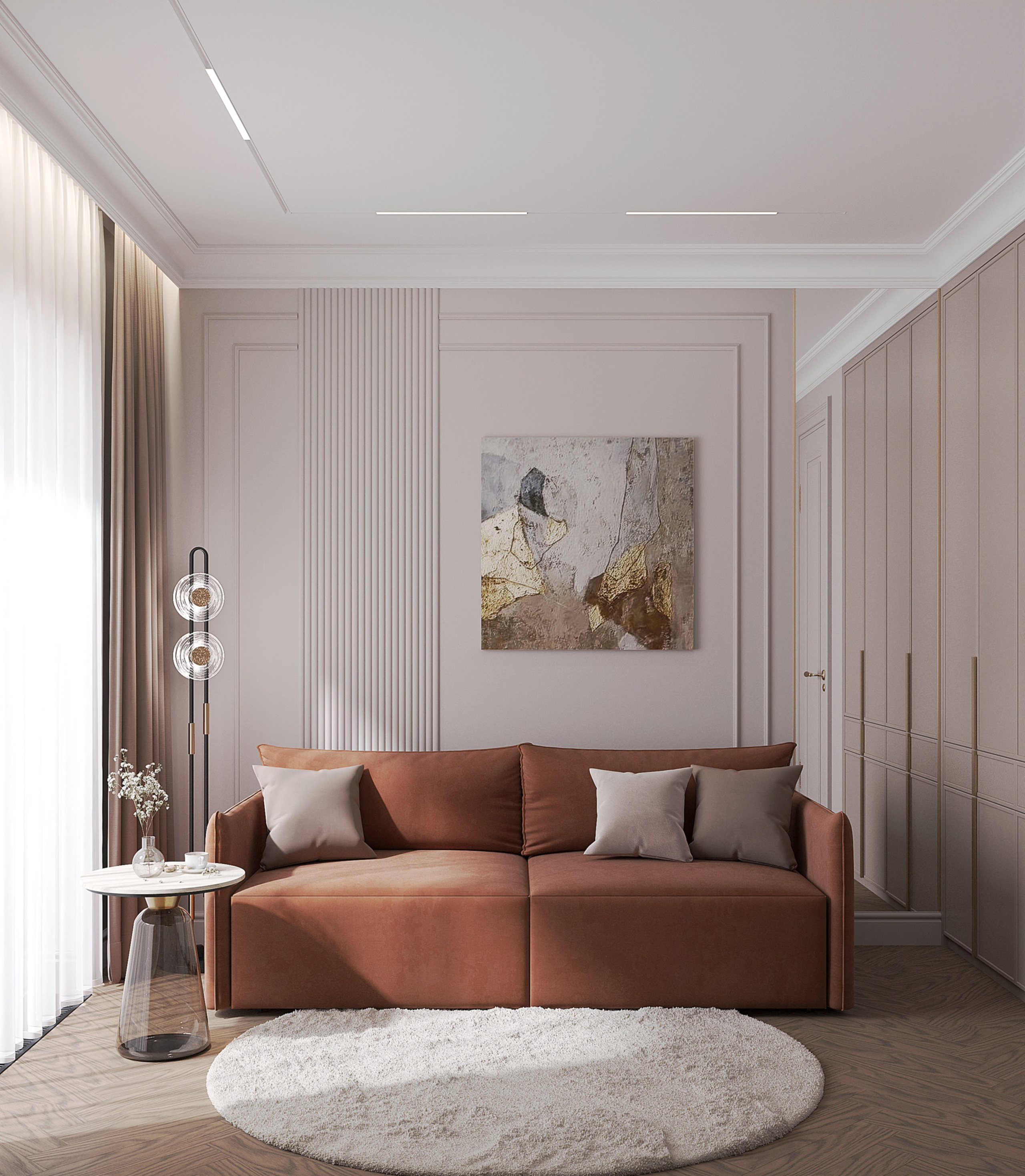 Проект ЖК City Bay Москва. Студия дизайна интерьера Лактионовой Елены