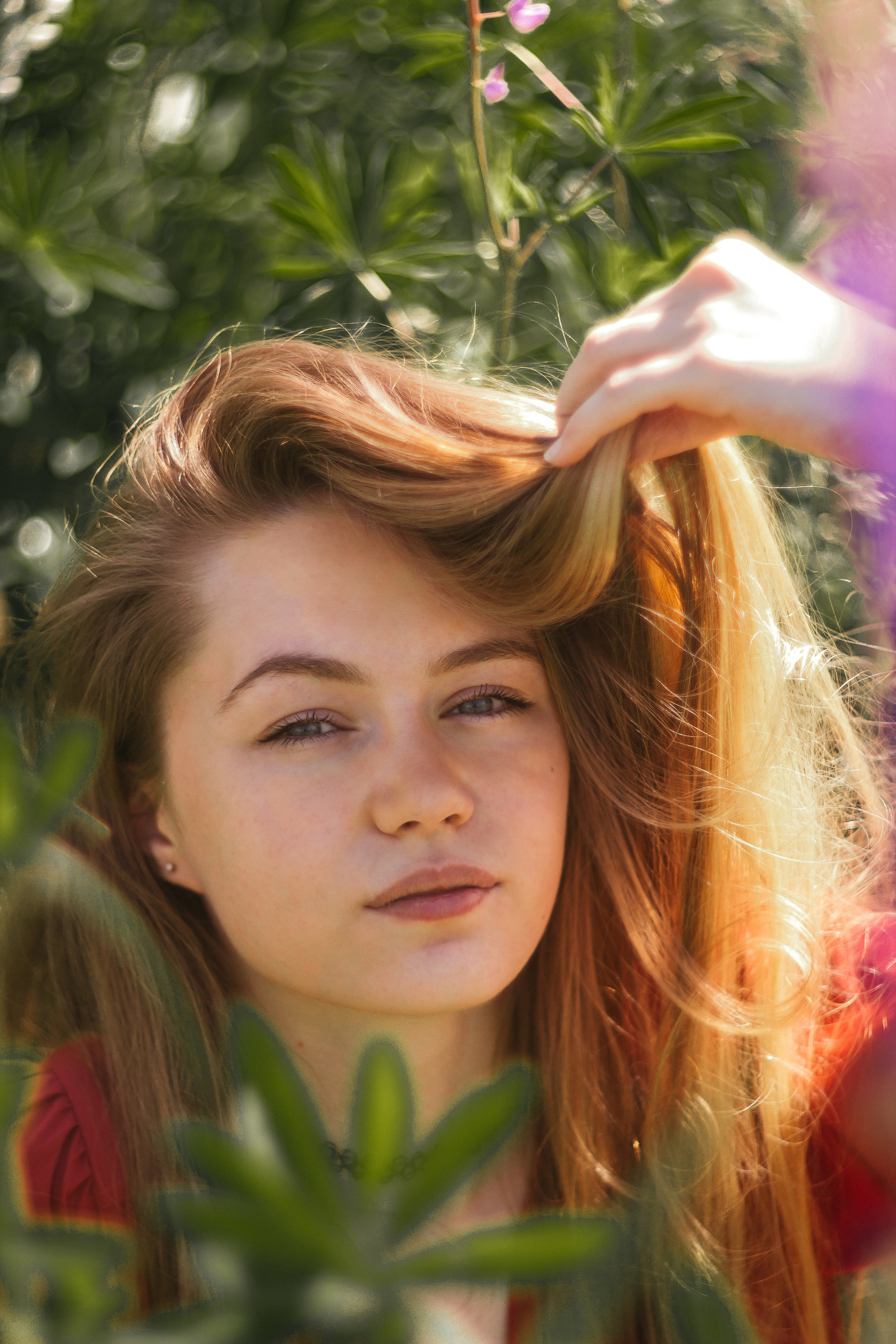 Люба. Люпины. Фотограф в Санкт-Петербурге Матвиенко Яна