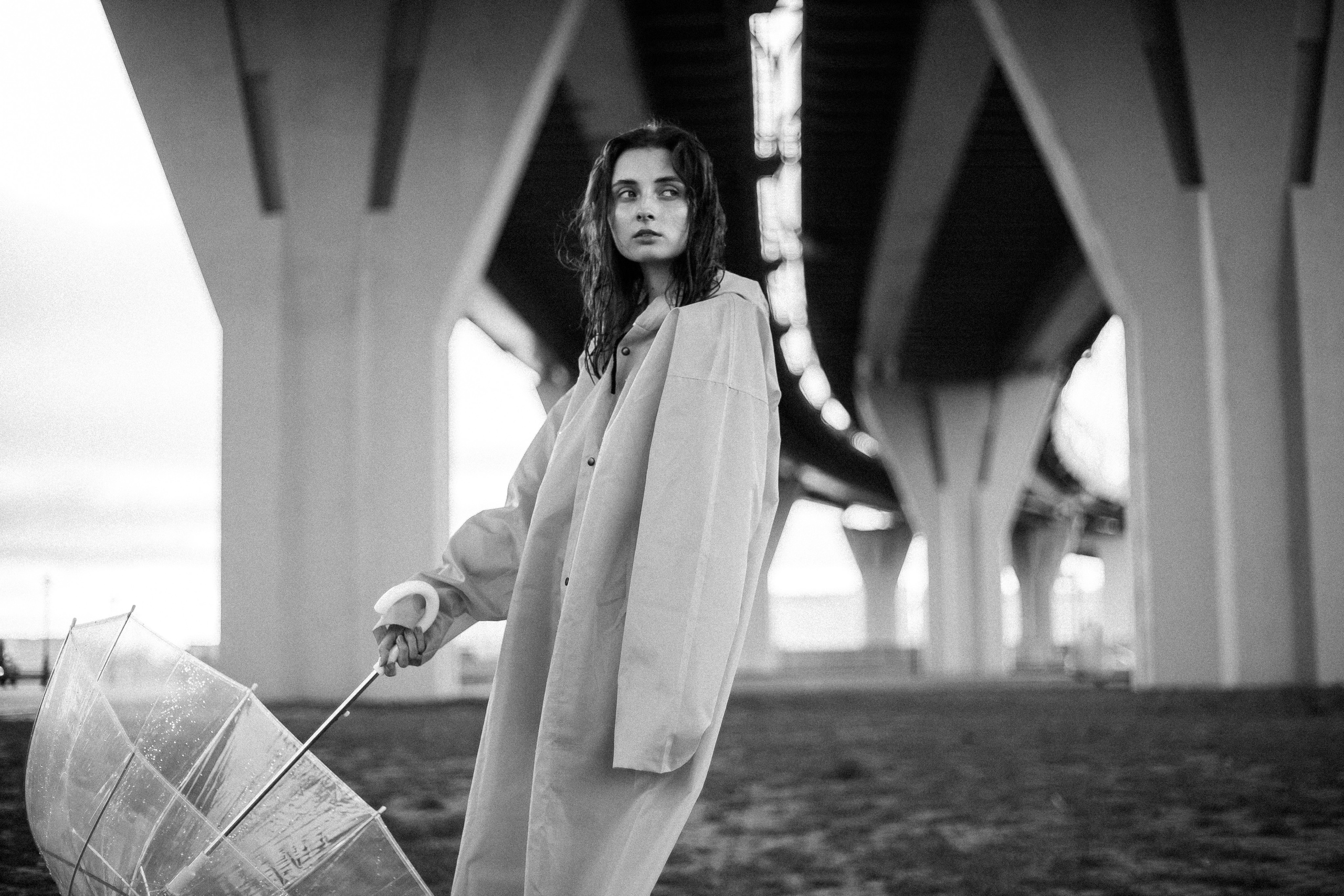 Алена. Дождевик. Фотограф в Санкт-Петербурге Матвиенко Яна