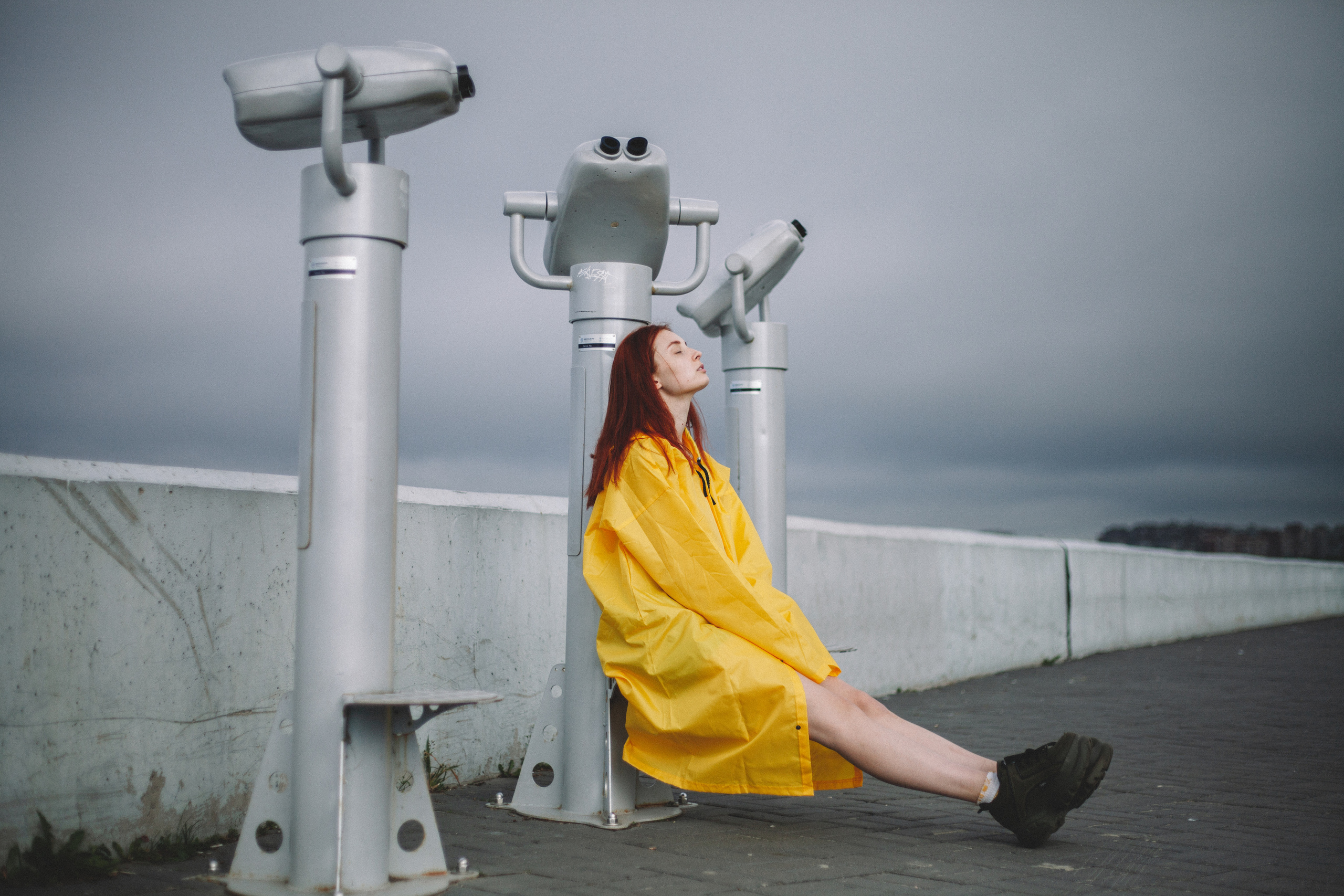 Алена. Дождевик. Фотограф в Санкт-Петербурге Матвиенко Яна