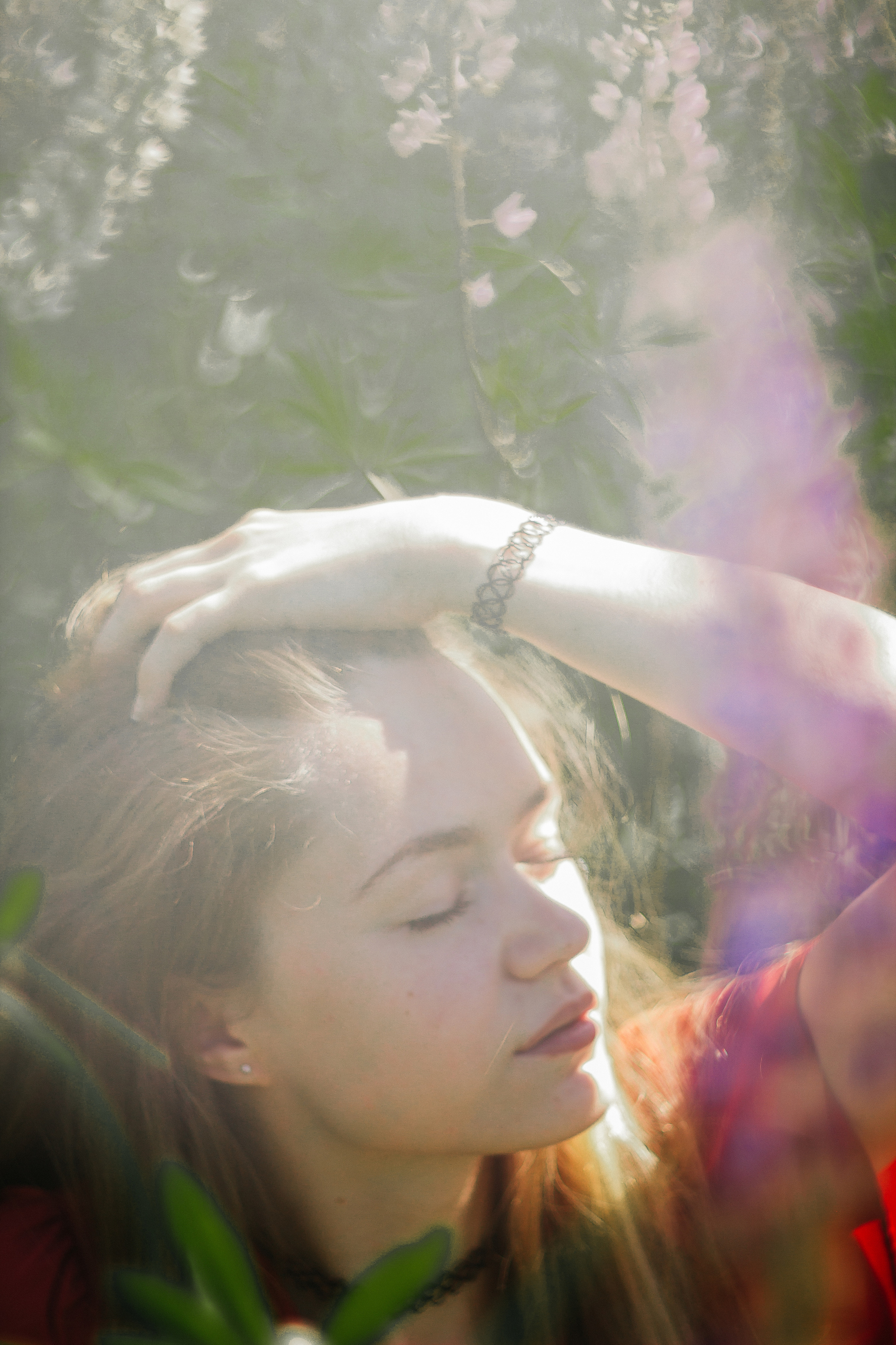 Люба. Люпины. Фотограф в Санкт-Петербурге Матвиенко Яна