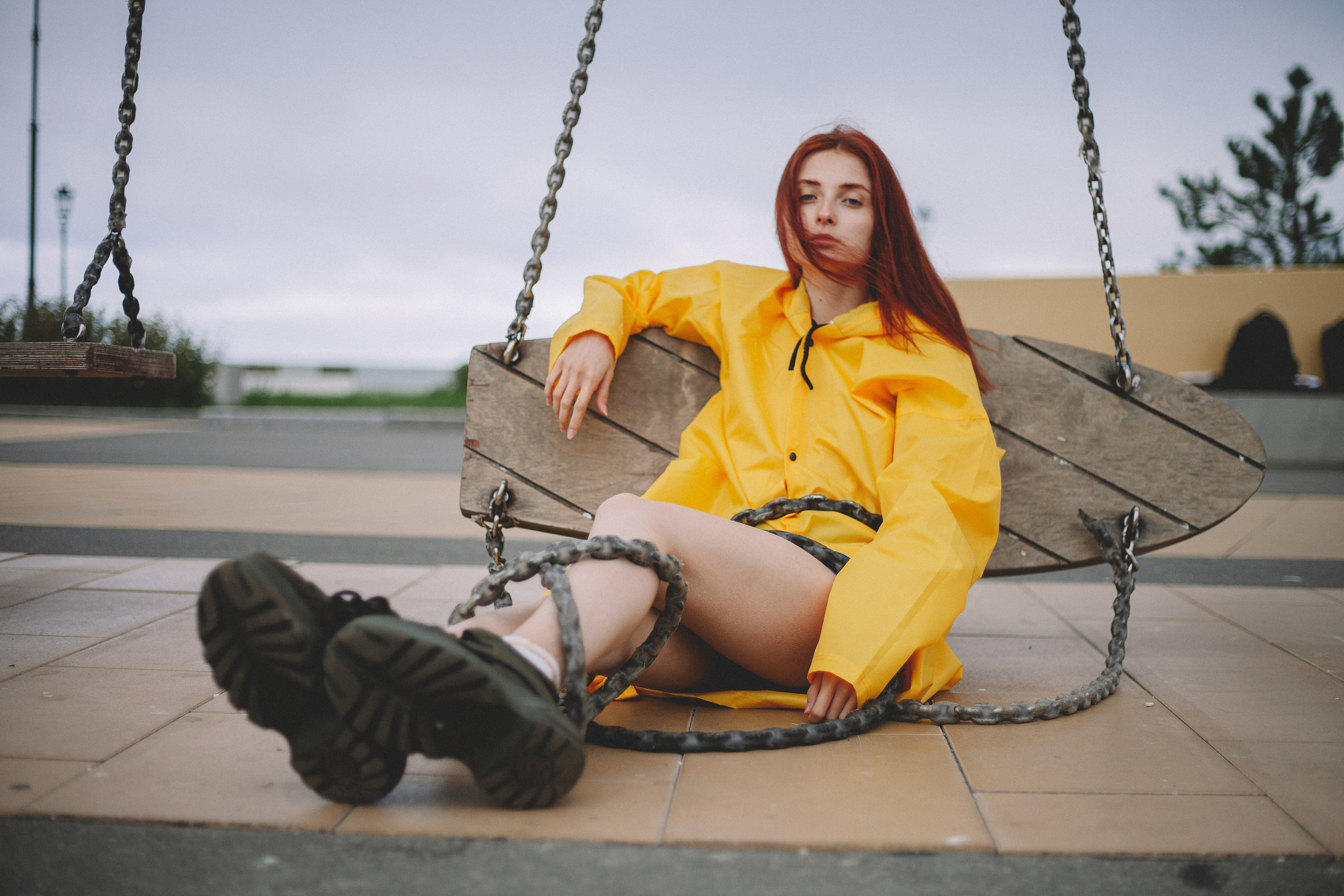 Алена. Дождевик. Фотограф в Санкт-Петербурге Матвиенко Яна