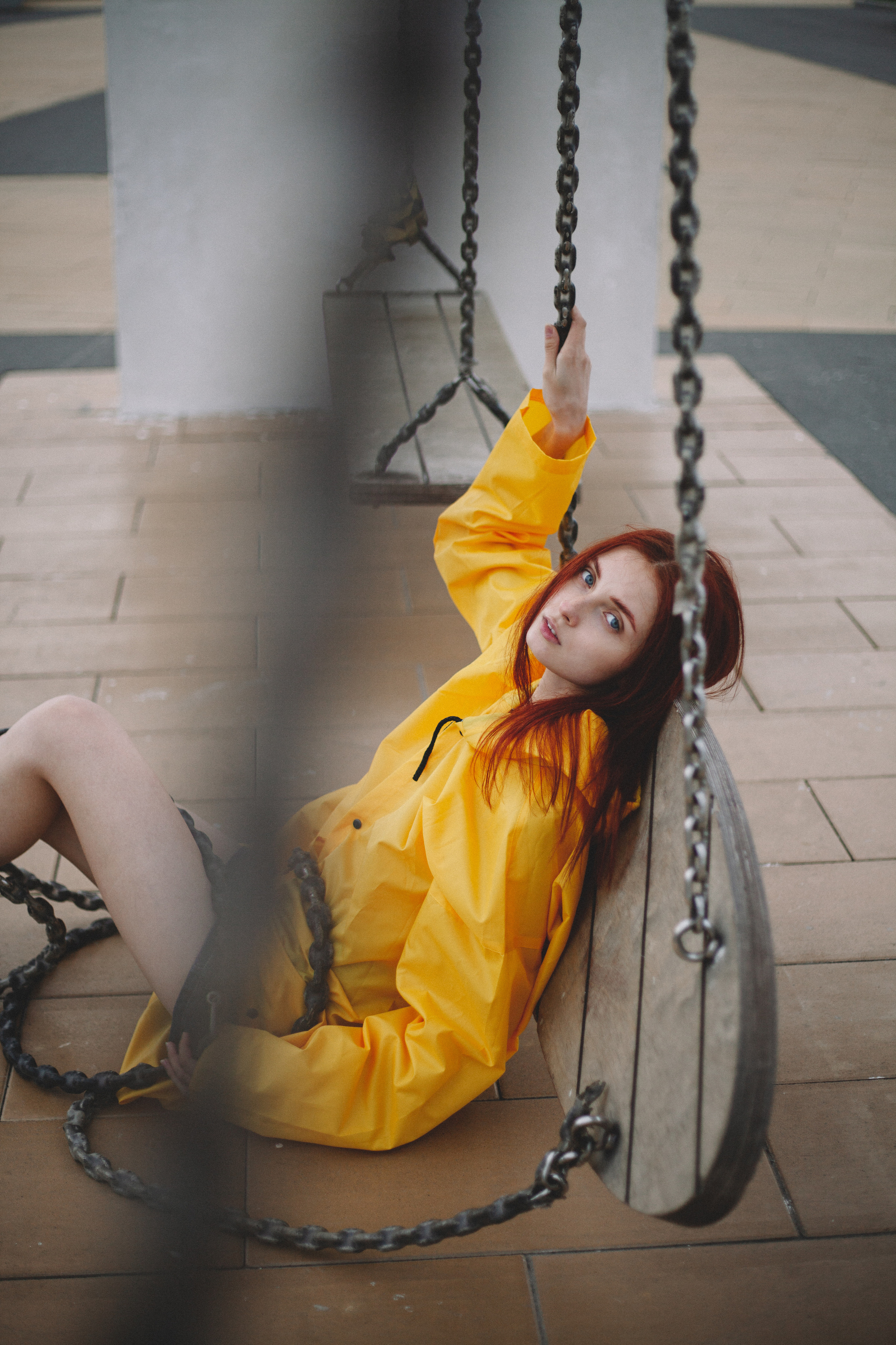 Алена. Дождевик. Фотограф в Санкт-Петербурге Матвиенко Яна