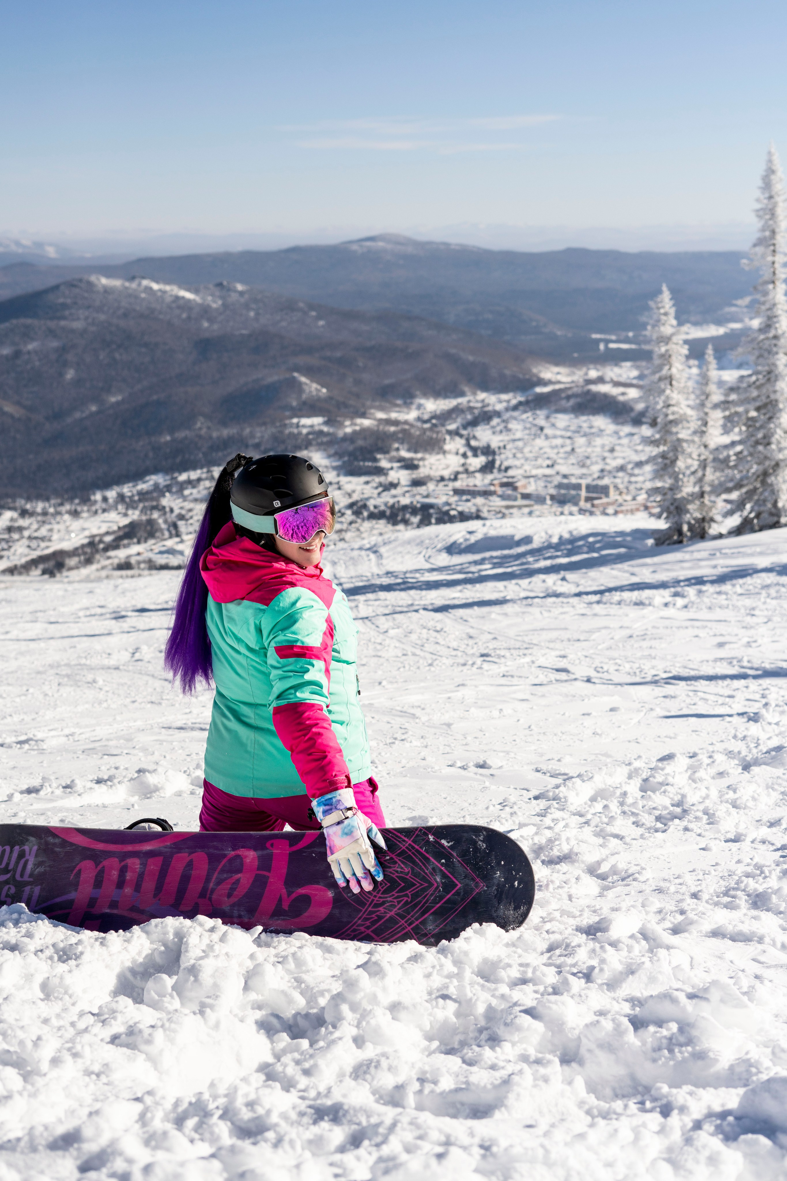 Фотосессия на вершине. Анастасия Паршукова — фотограф Шерегеш Новосибирск