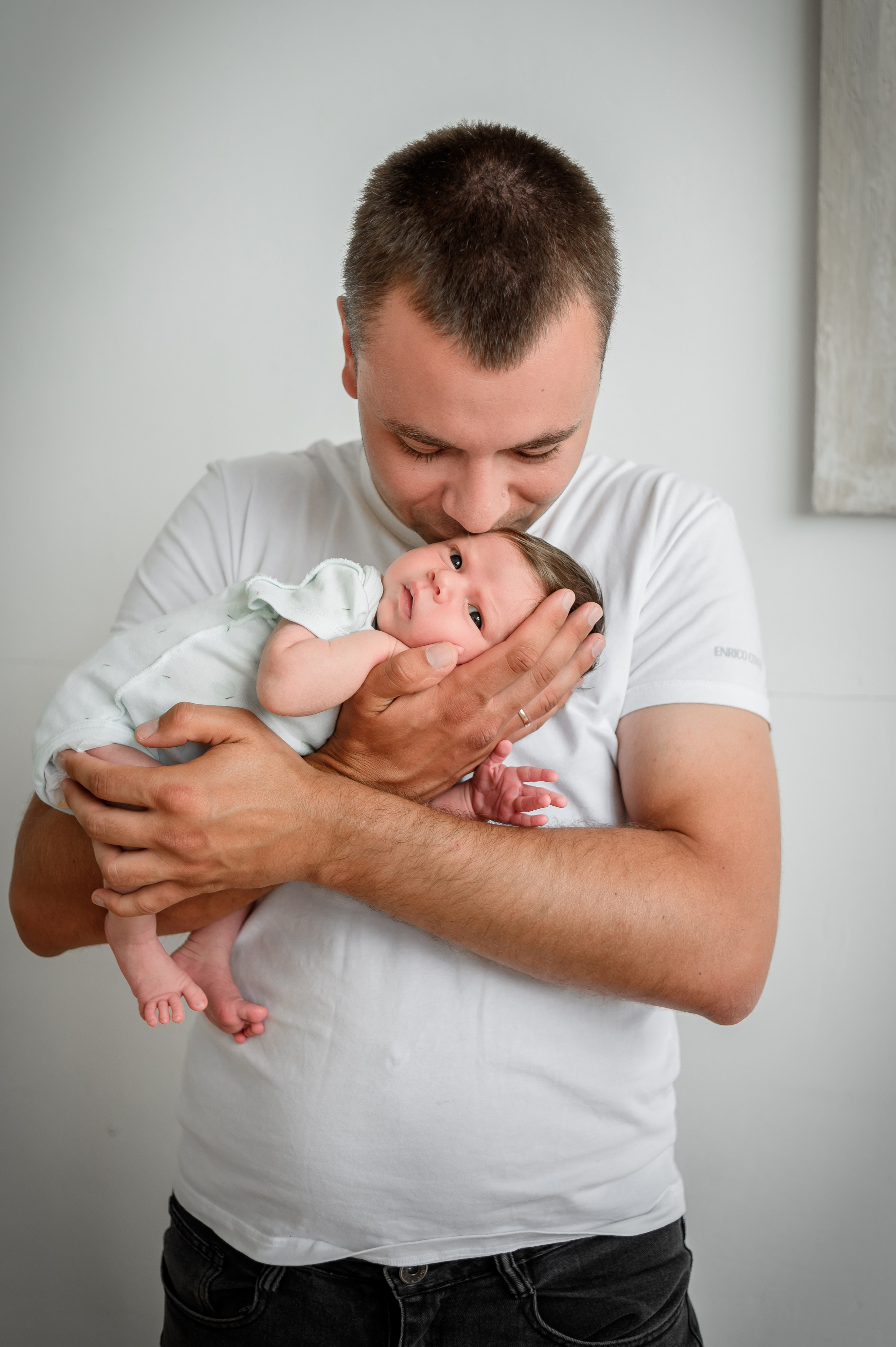 Lifestyle newborn. Фотограф новорождённых в Рязани, фотосъемка выписки из роддома, крещен