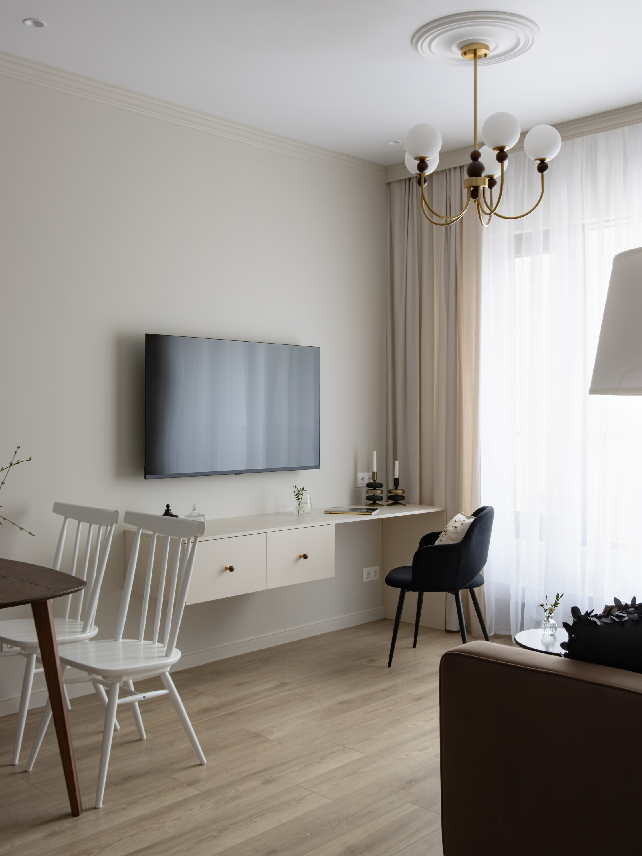 Проект квартиры под аренду дизайнера Екатерины Шейн, 2026. Интерьерный фотограф в Санкт-Петербурге