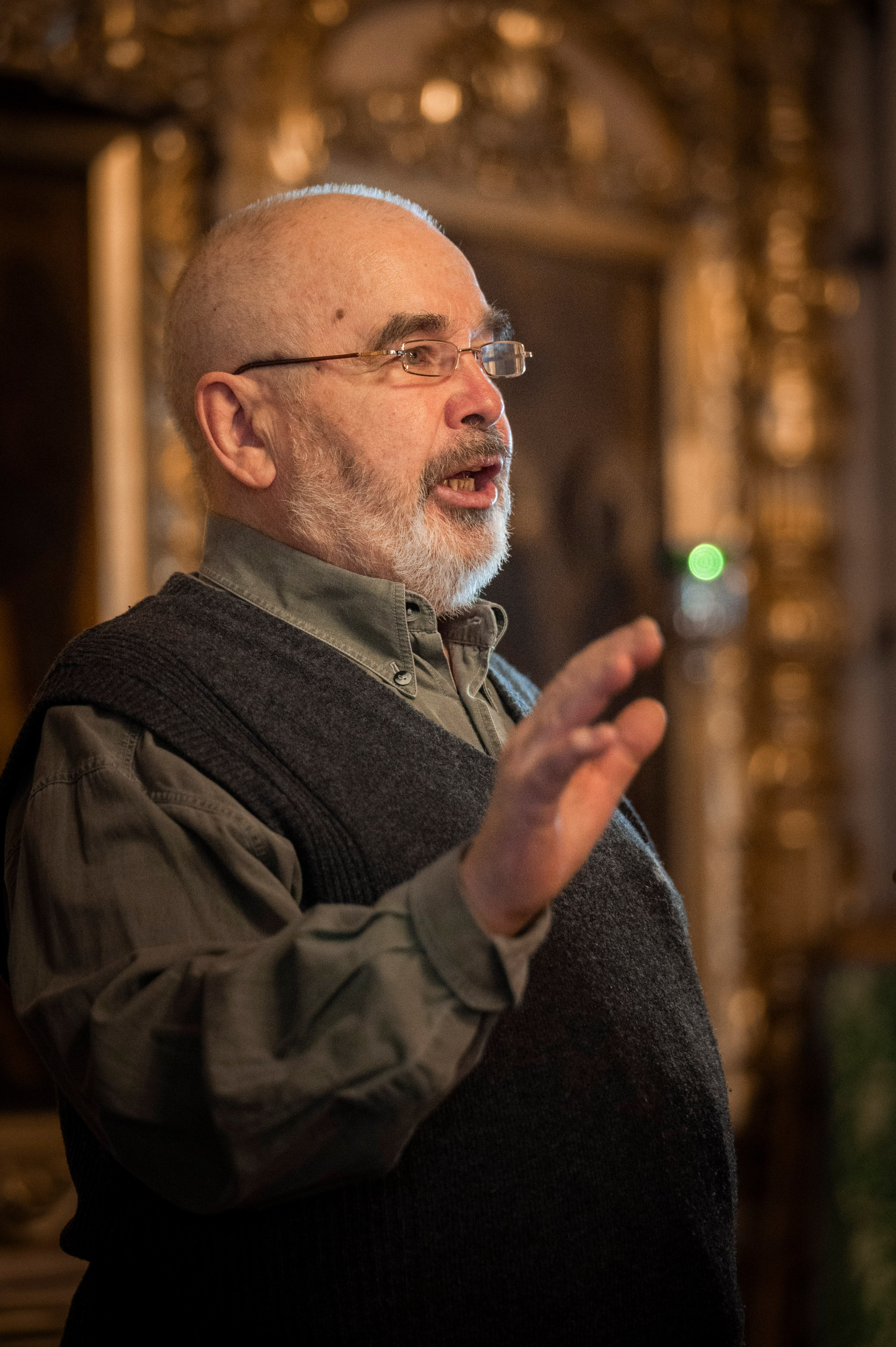 Богородский храм. Вход Господень в Иерусалим. Божественная литургия. Антон и Татьяна Денисенко — В храме