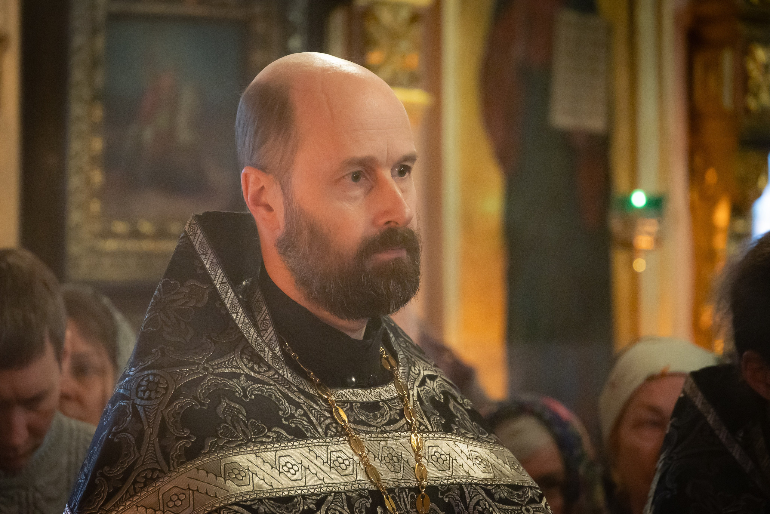 Богородский храм. Вынос Плащаницы. Антон и Татьяна Денисенко — В храме