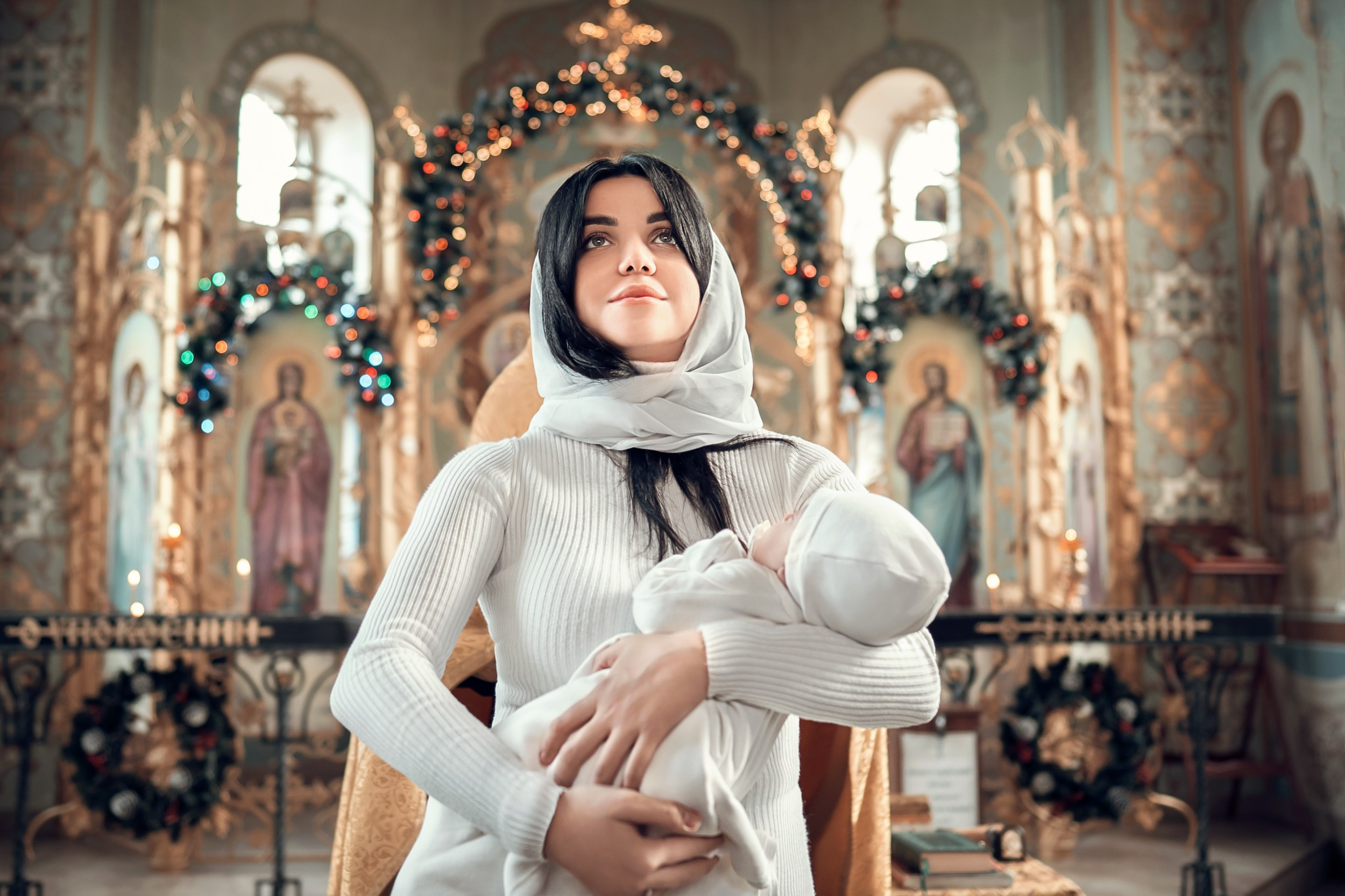 Крещение в храме ап.Андрея Первозванного г. Севастополь. Церковный фотограф Севастополь