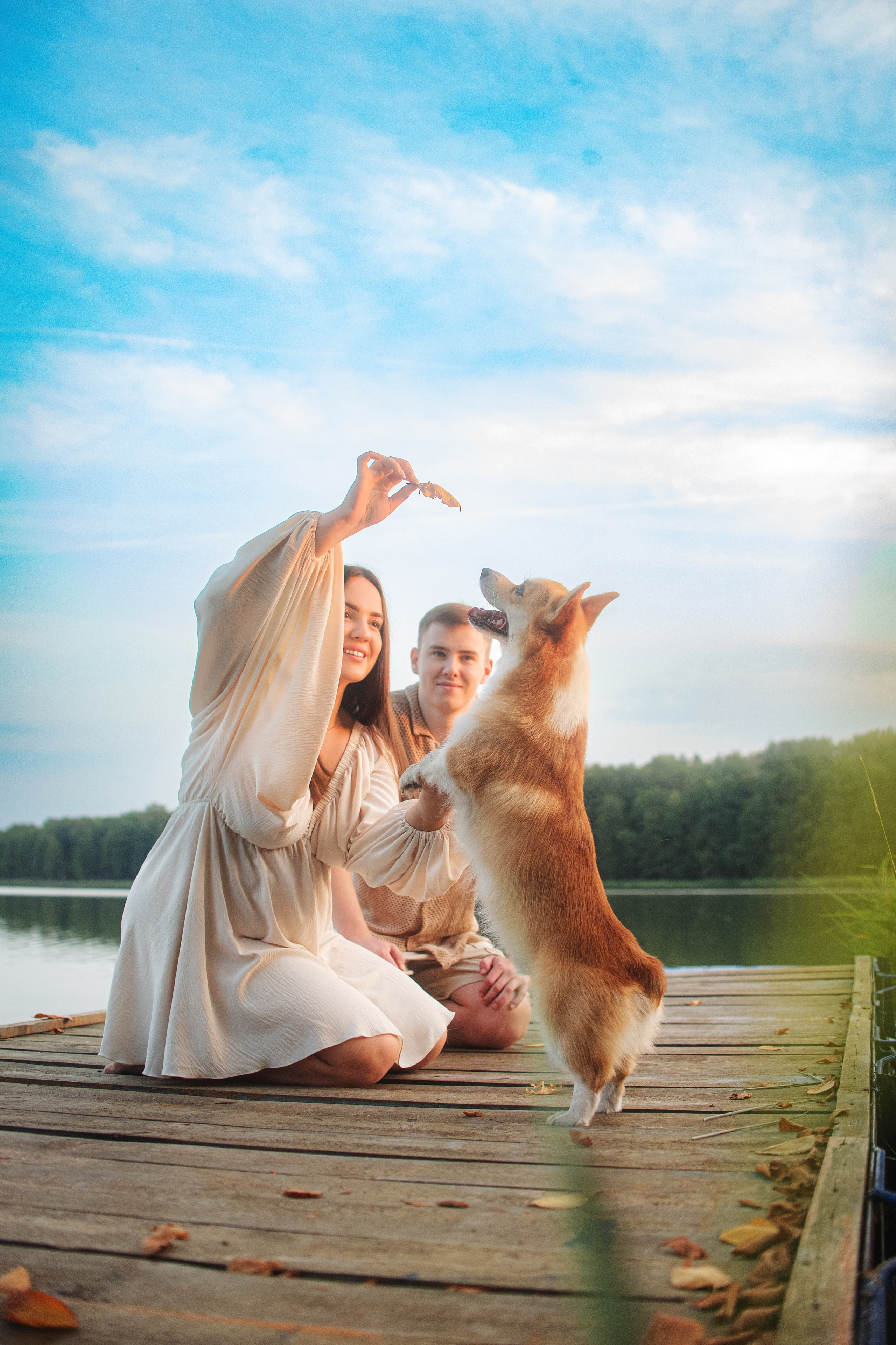 Саша, Оксана и Барни — 25.08.2024. Фотограф — Анималист | Анна Абрамова